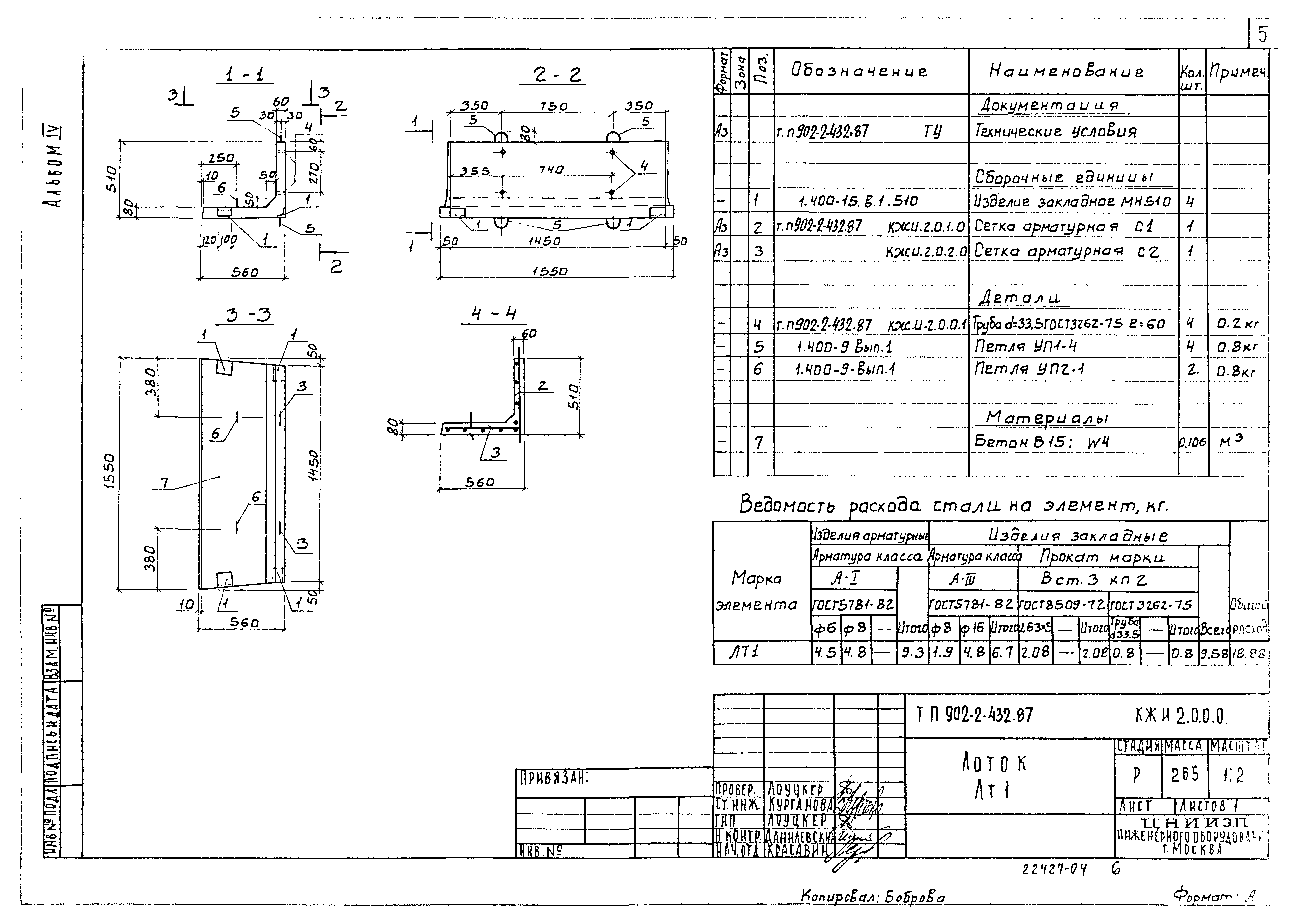 Типовой проект 902-2-432.87