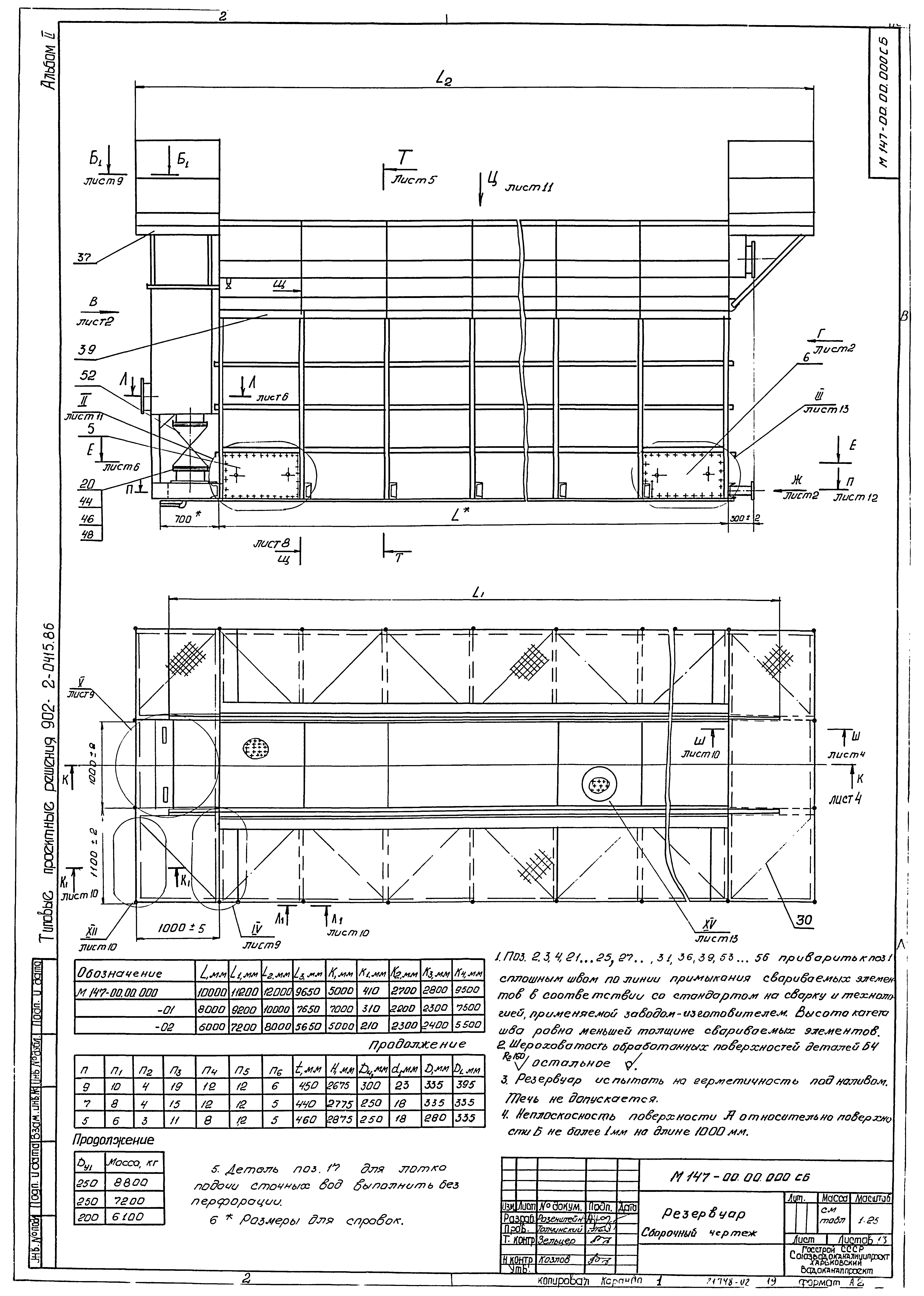 Типовые проектные решения 902-2-0415.86