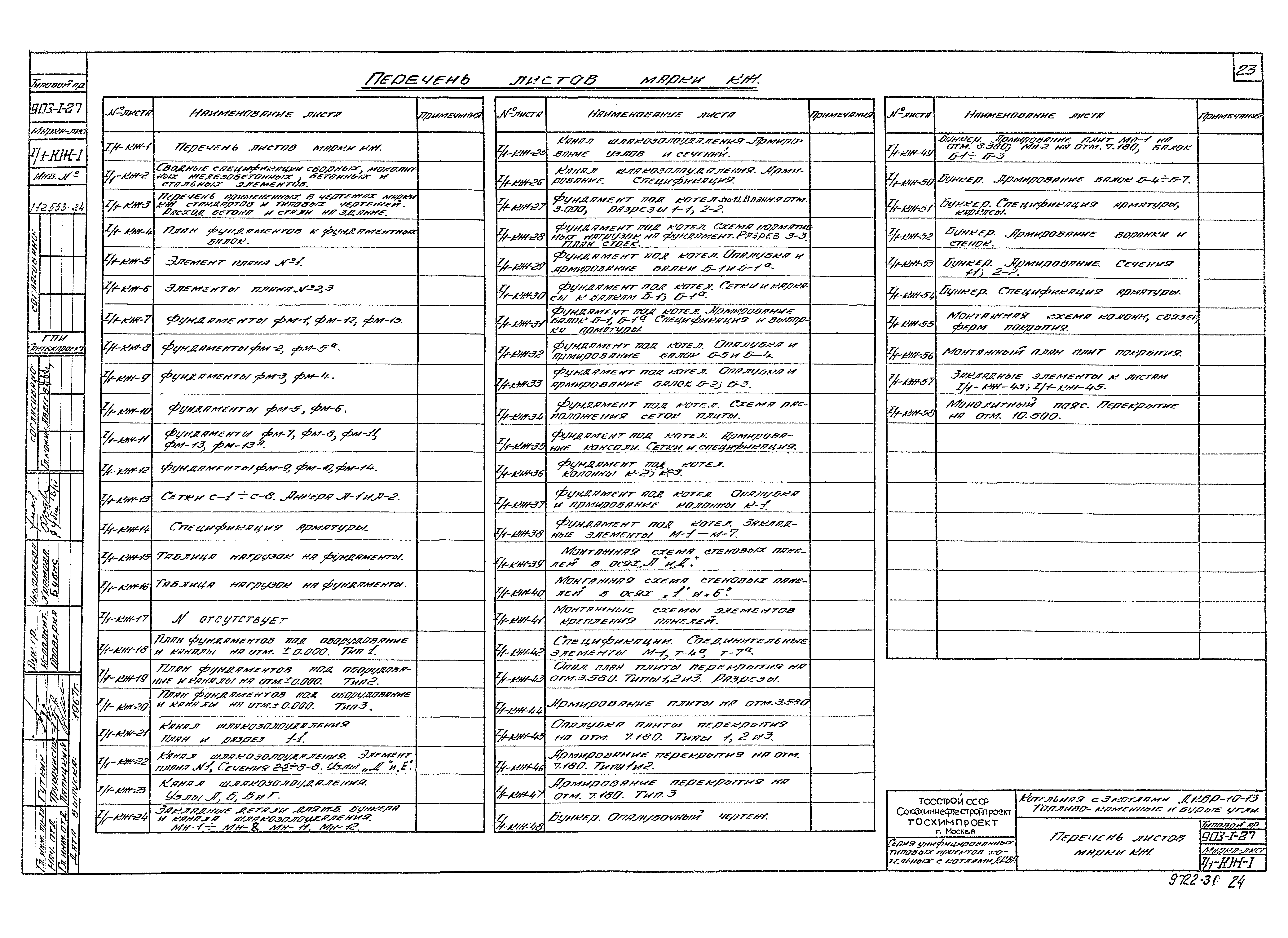 Типовой проект 903-1-27