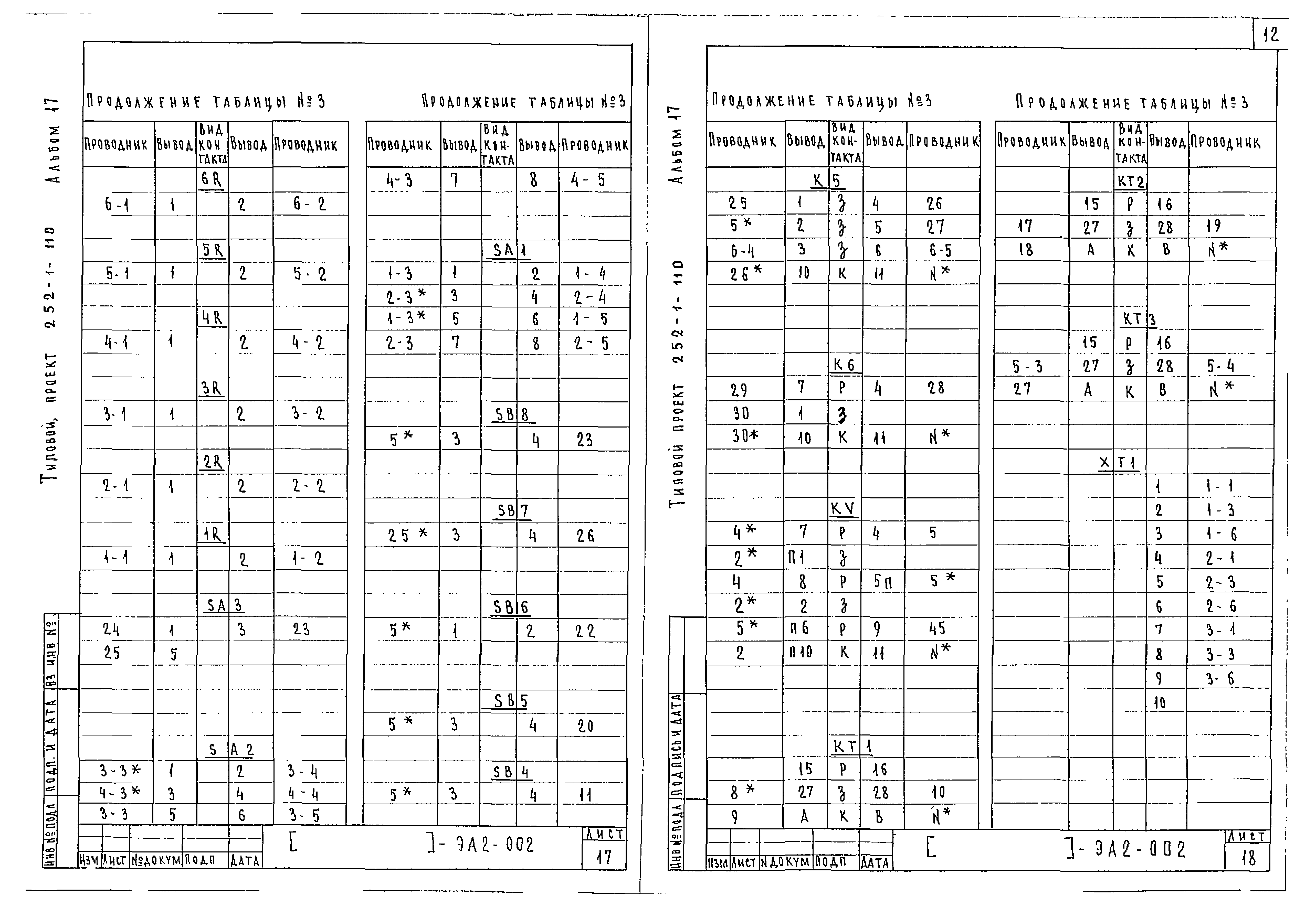 Типовой проект 252-1-110
