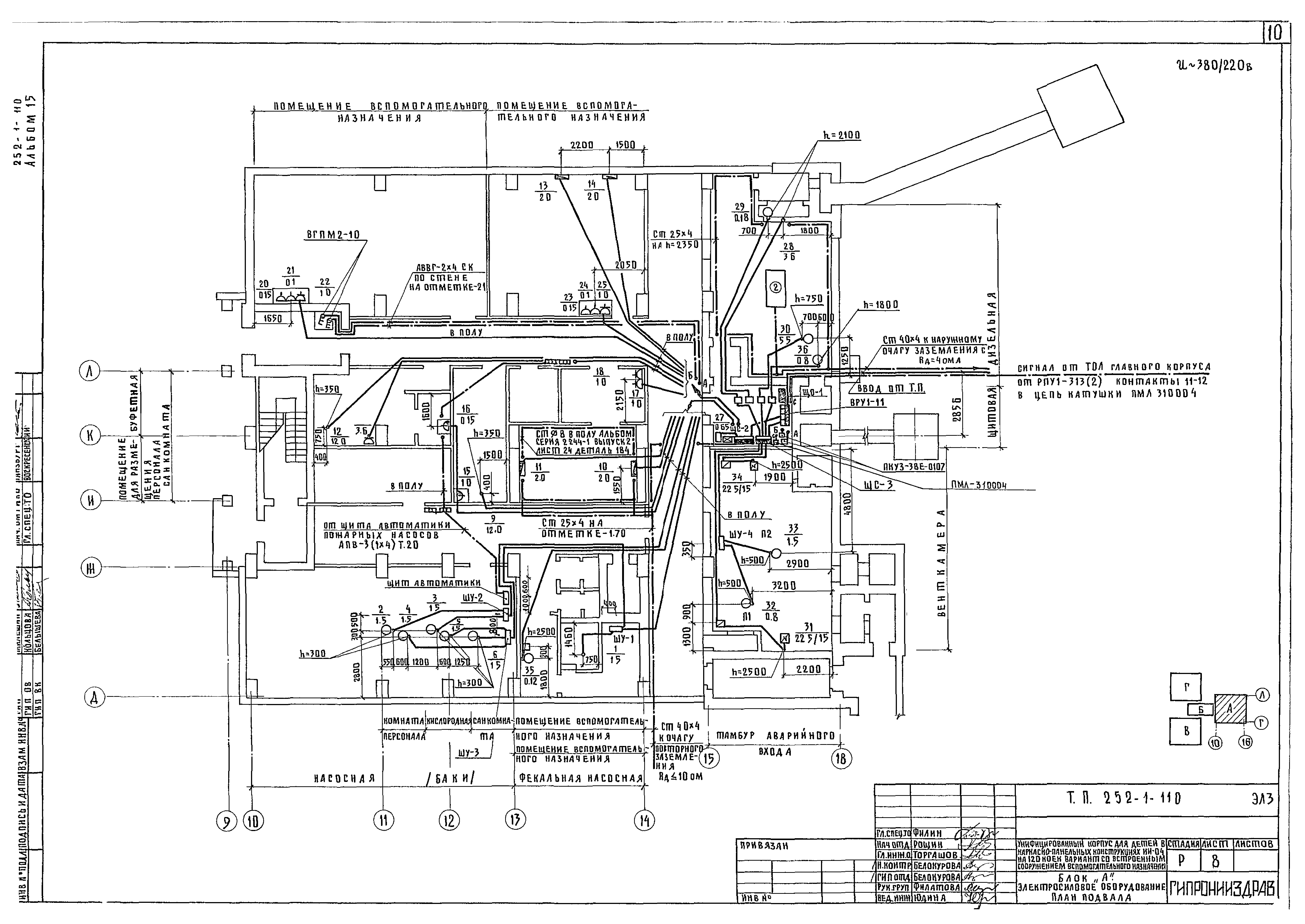 Типовой проект 252-1-110