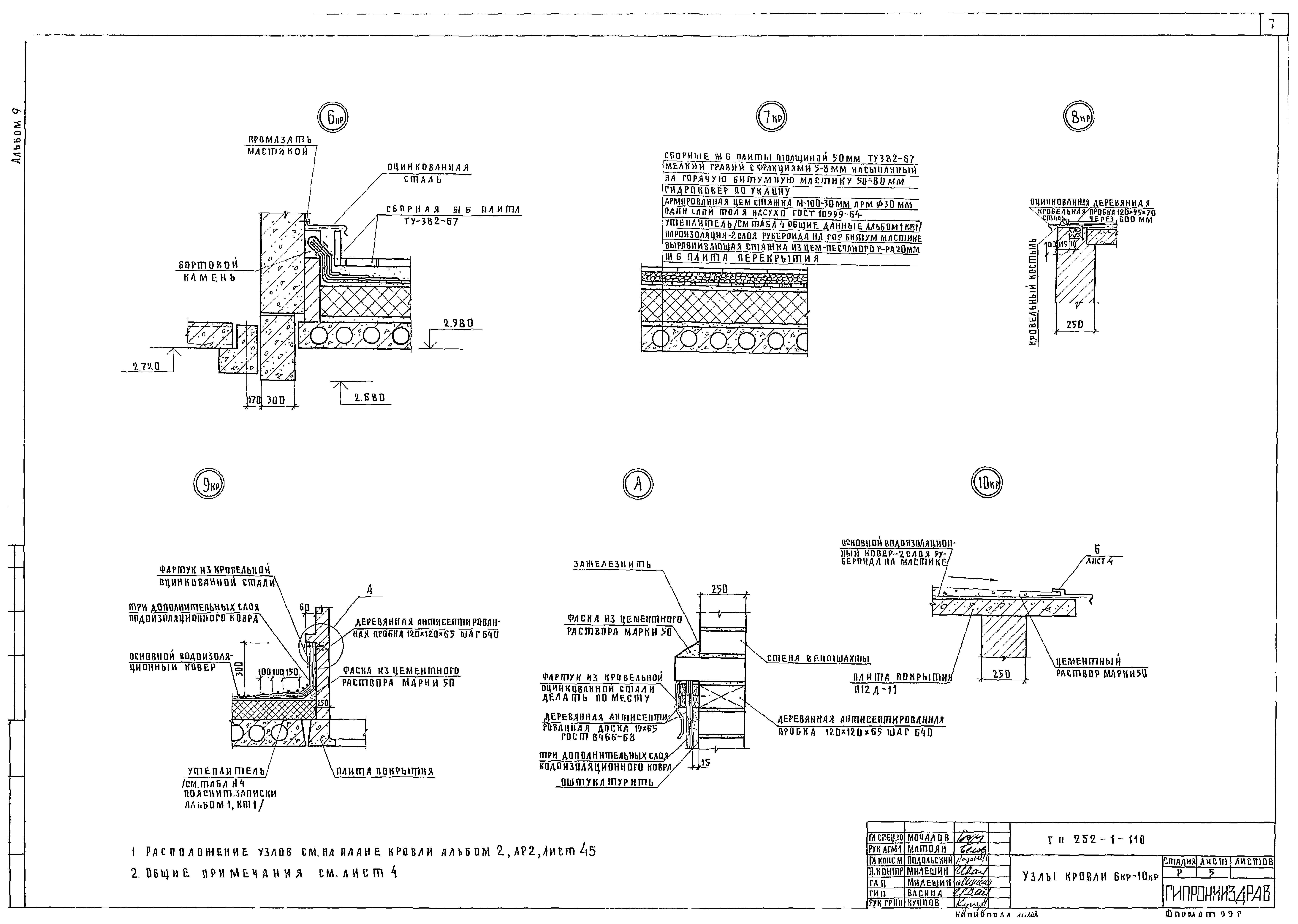 Типовой проект 252-1-110