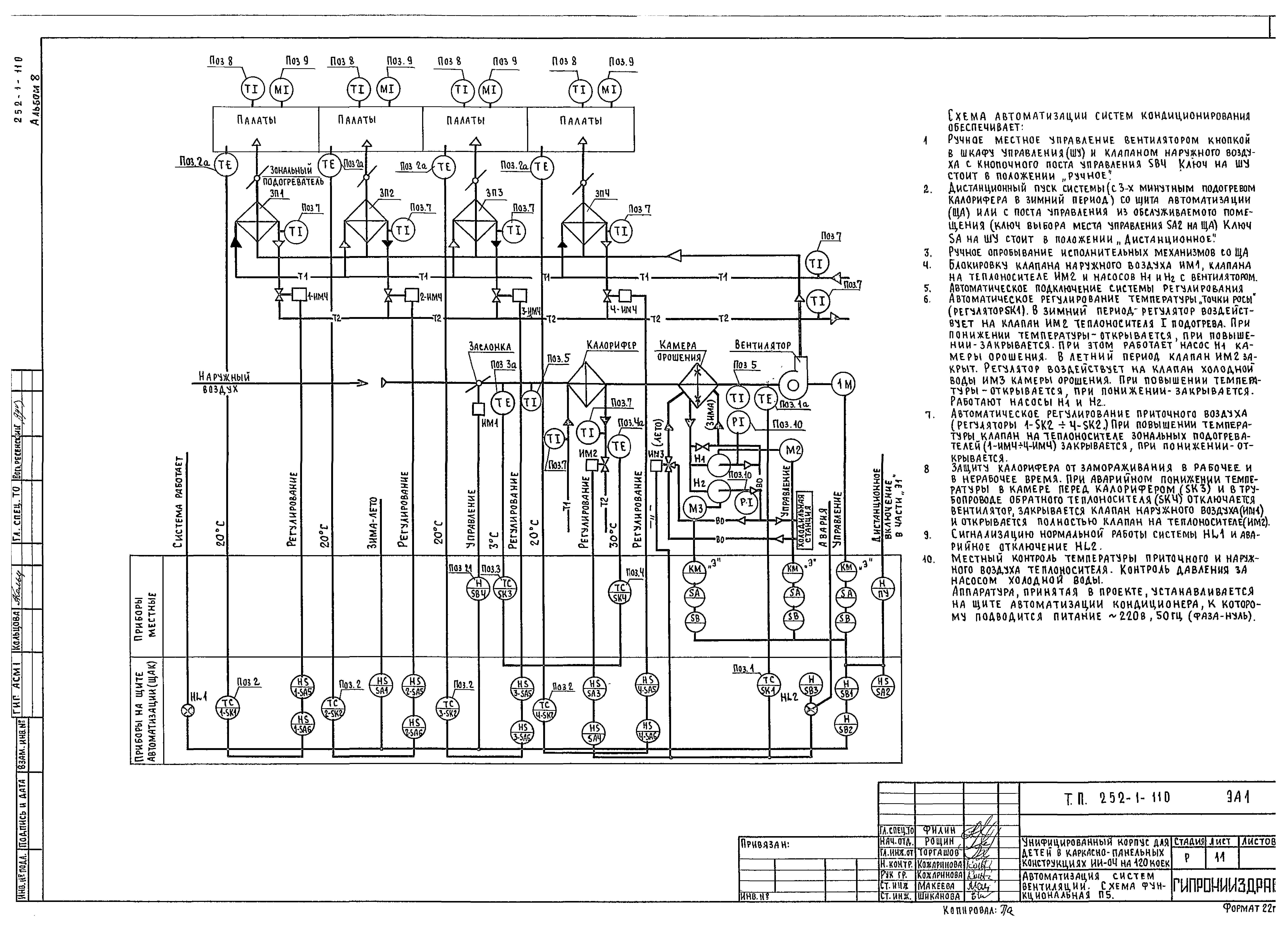 Типовой проект 252-1-110