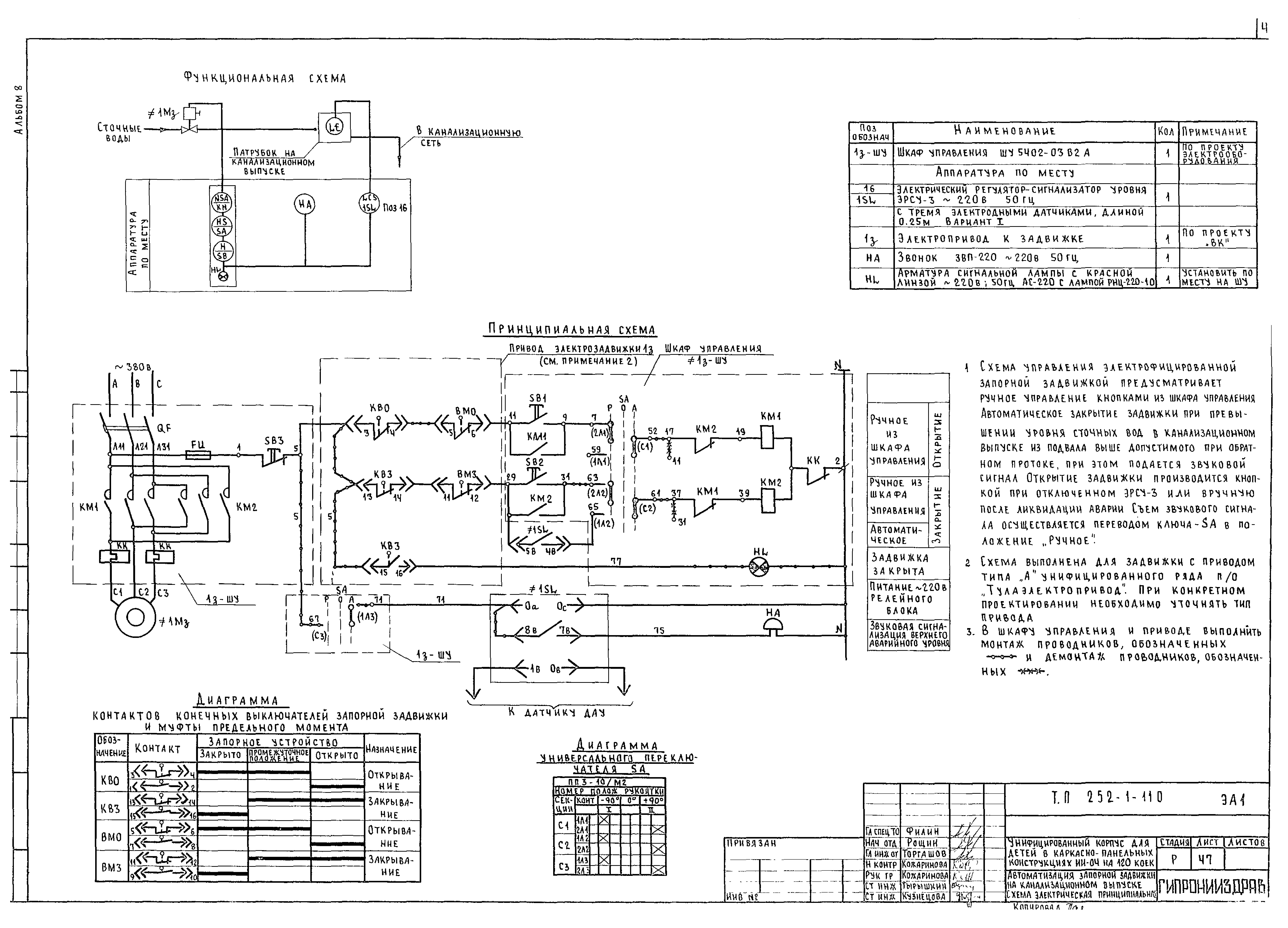 Типовой проект 252-1-110