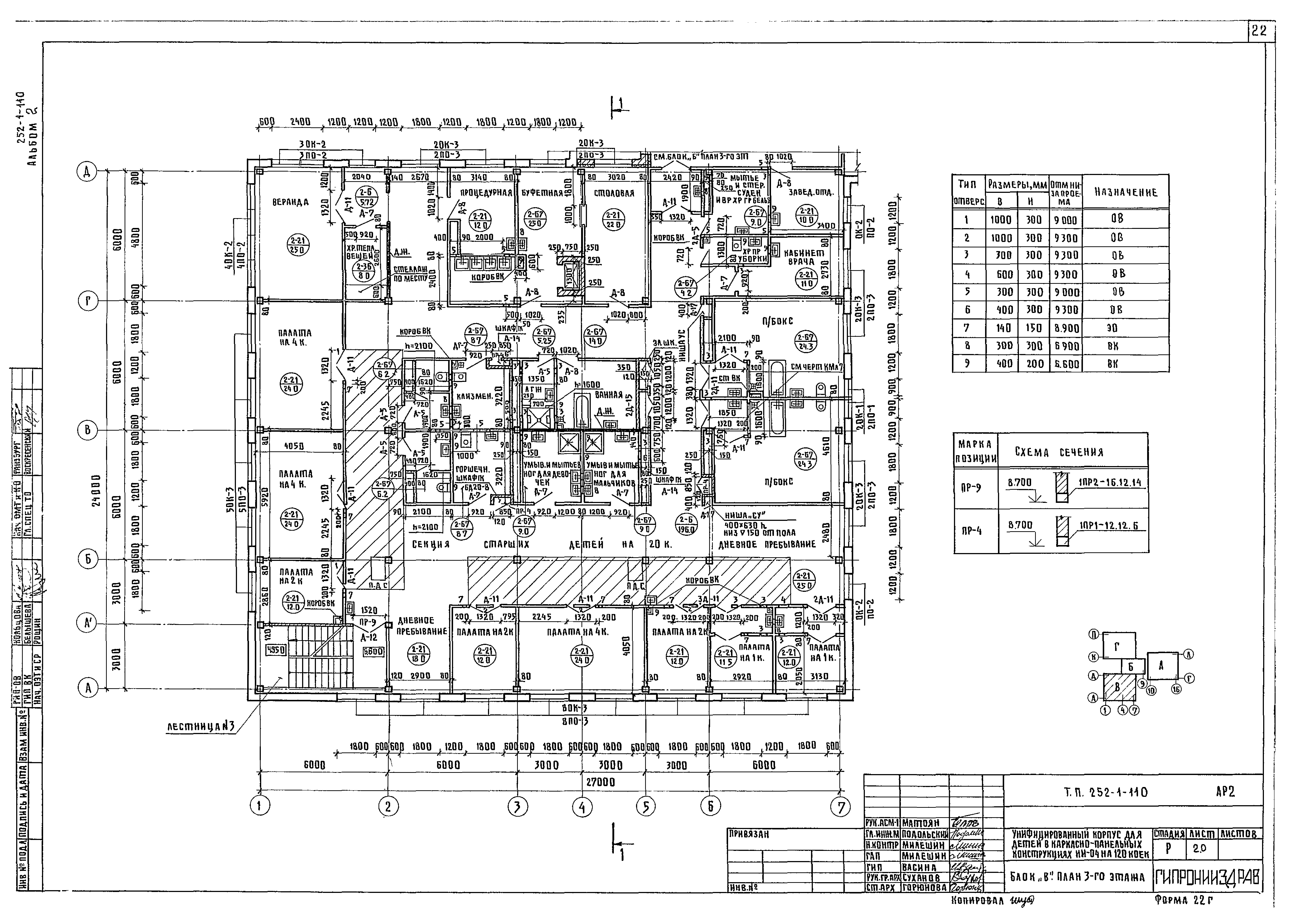 Типовой проект 252-1-110