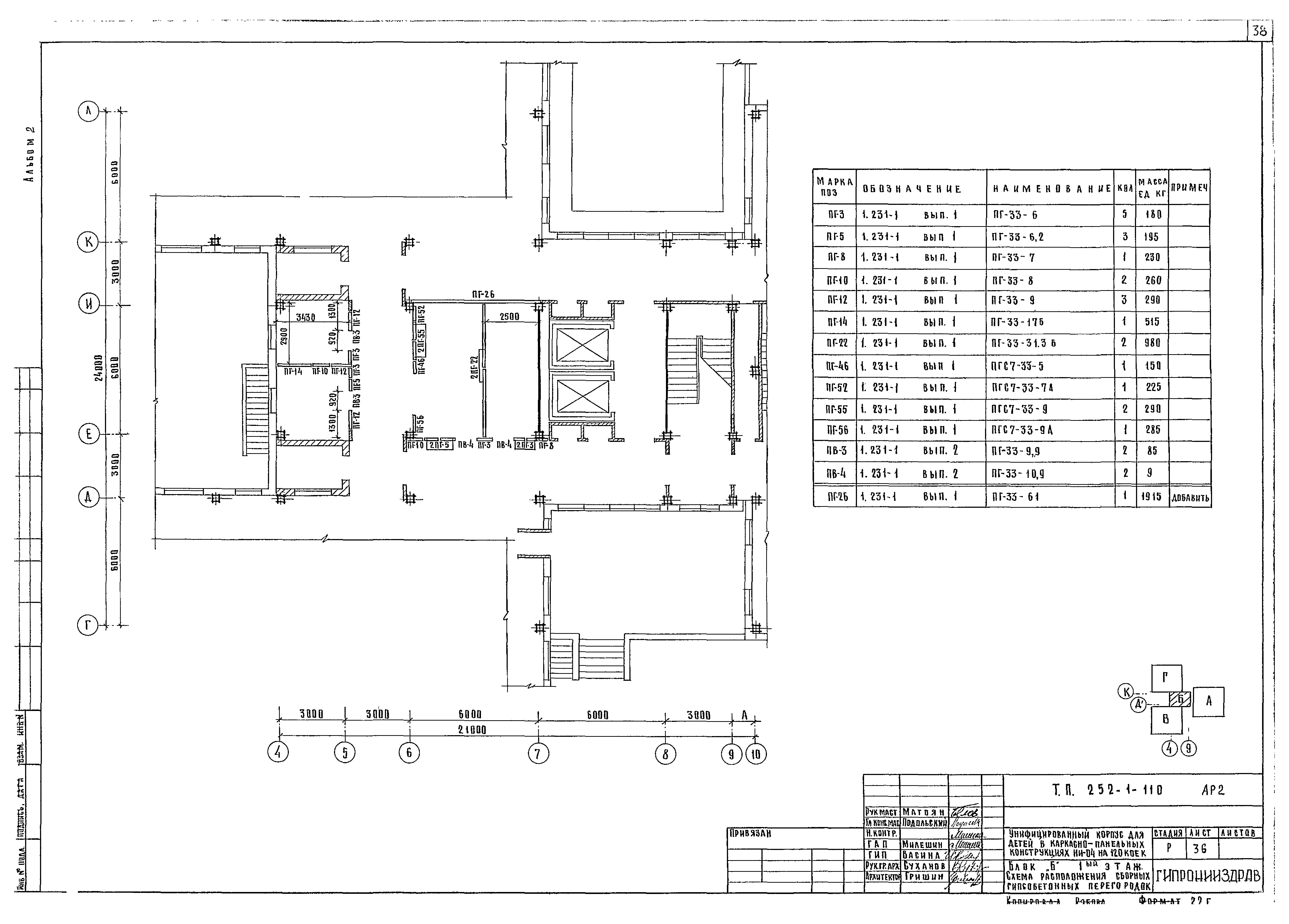 Типовой проект 252-1-110