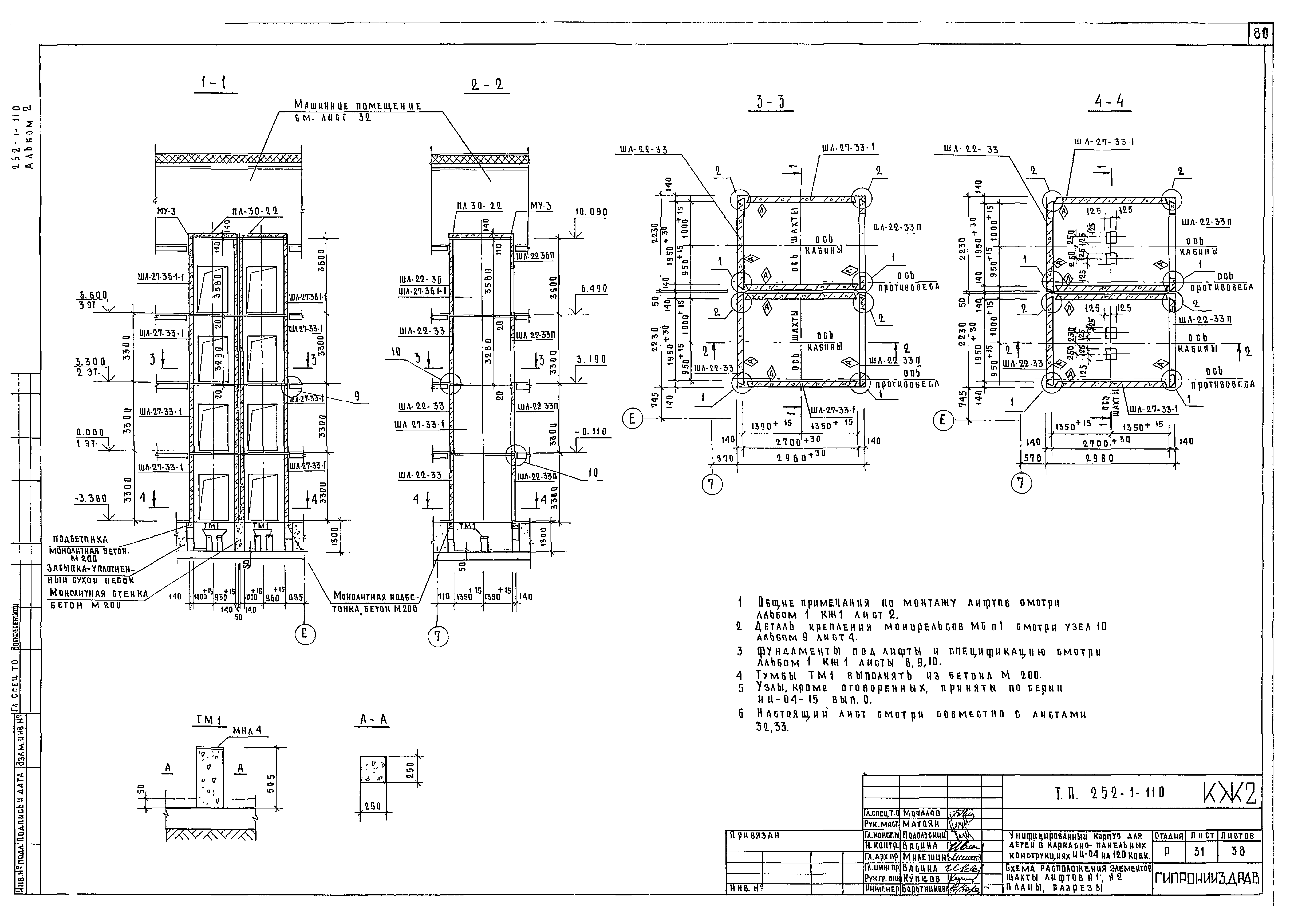 Типовой проект 252-1-110