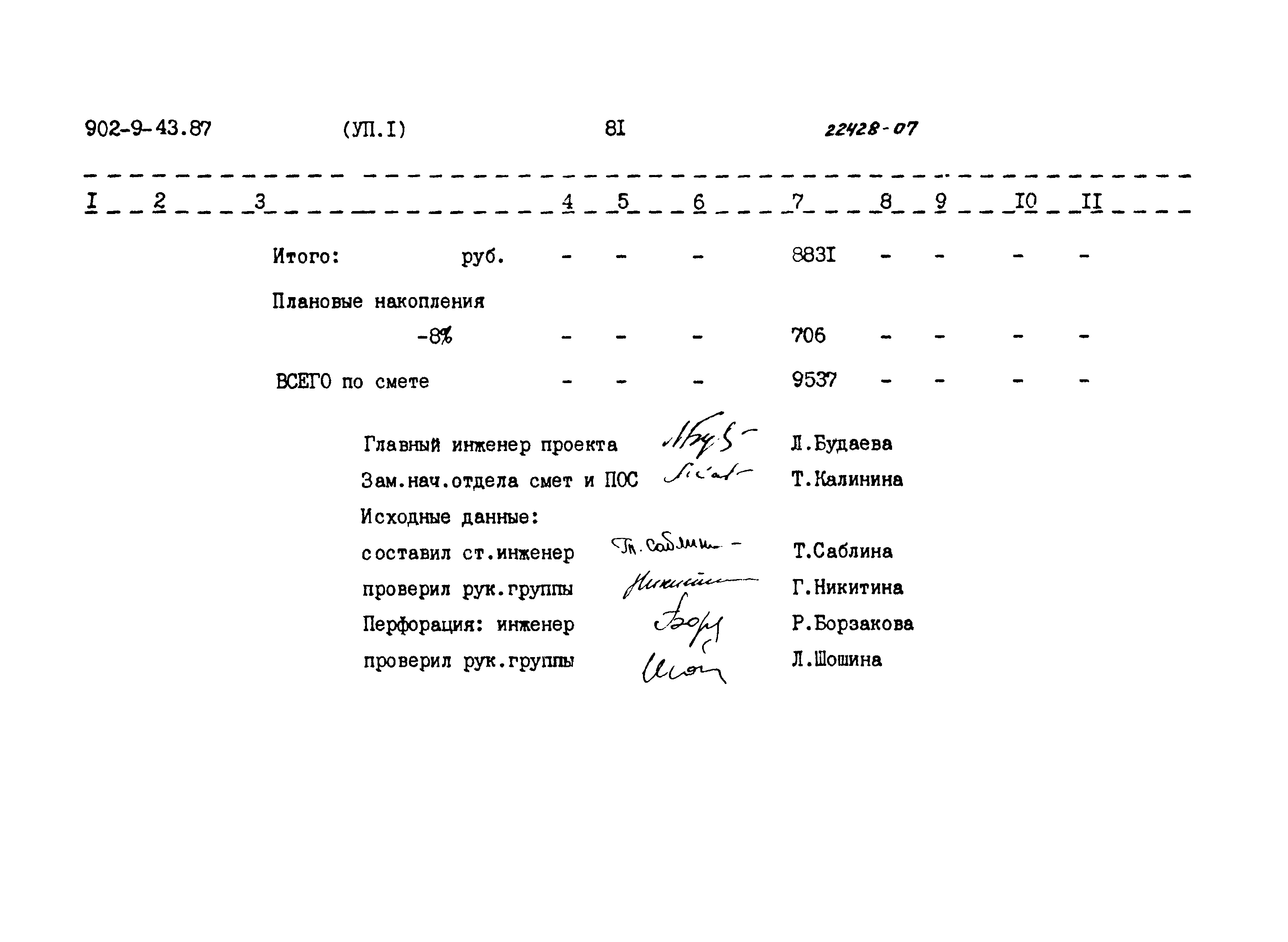 Типовой проект 902-9-43.87