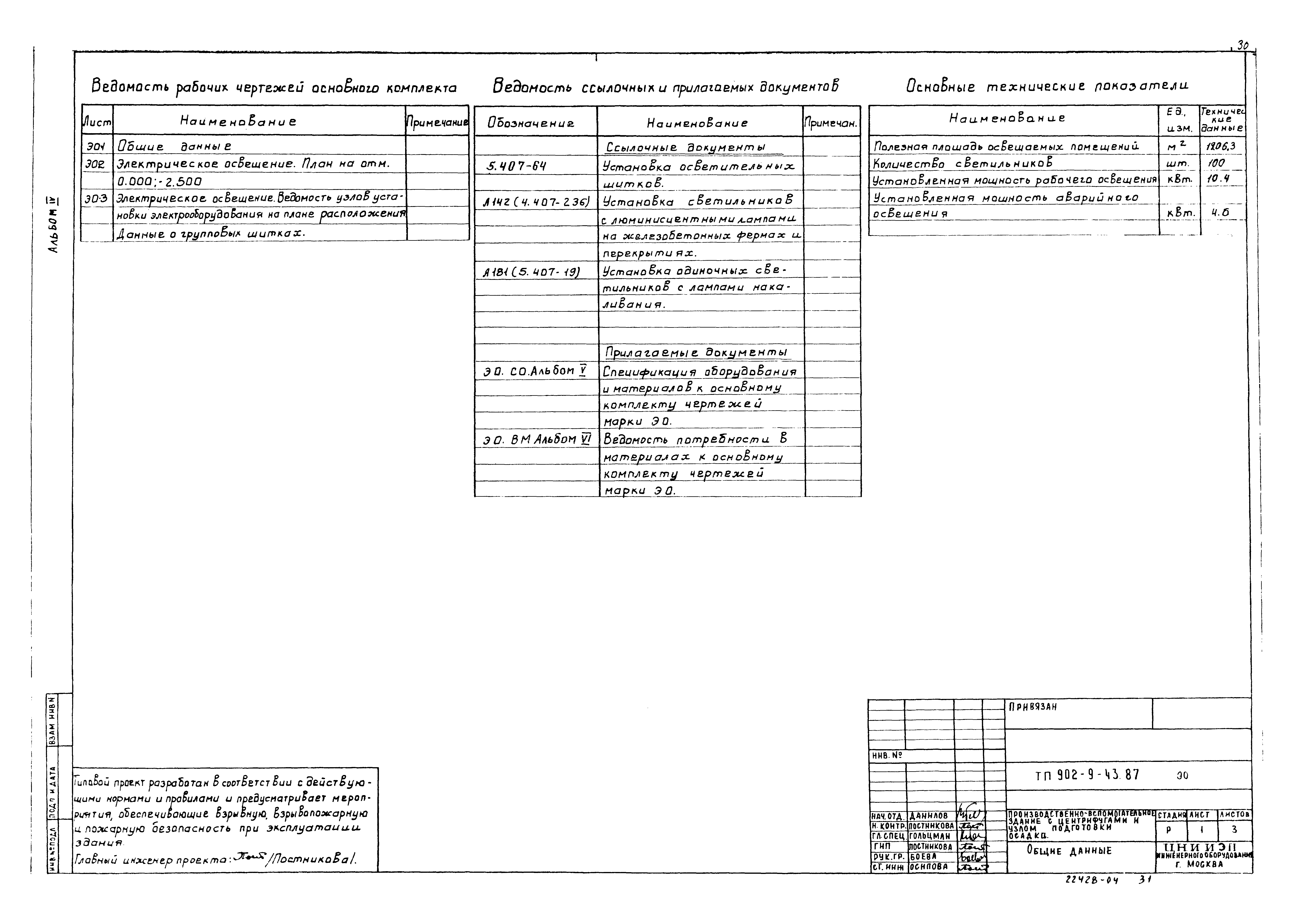 Типовой проект 902-9-43.87
