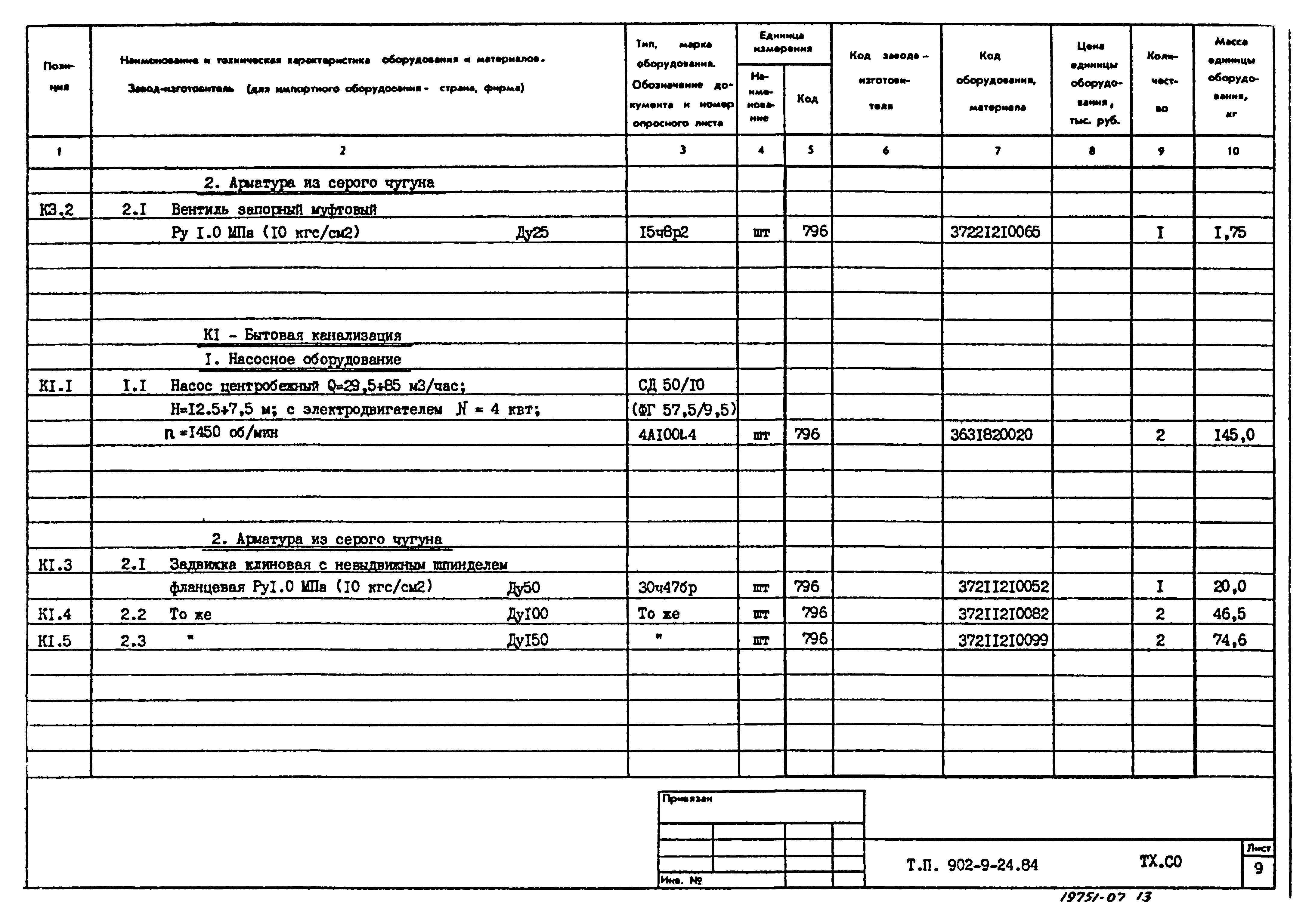 Типовой проект 902-9-24.84
