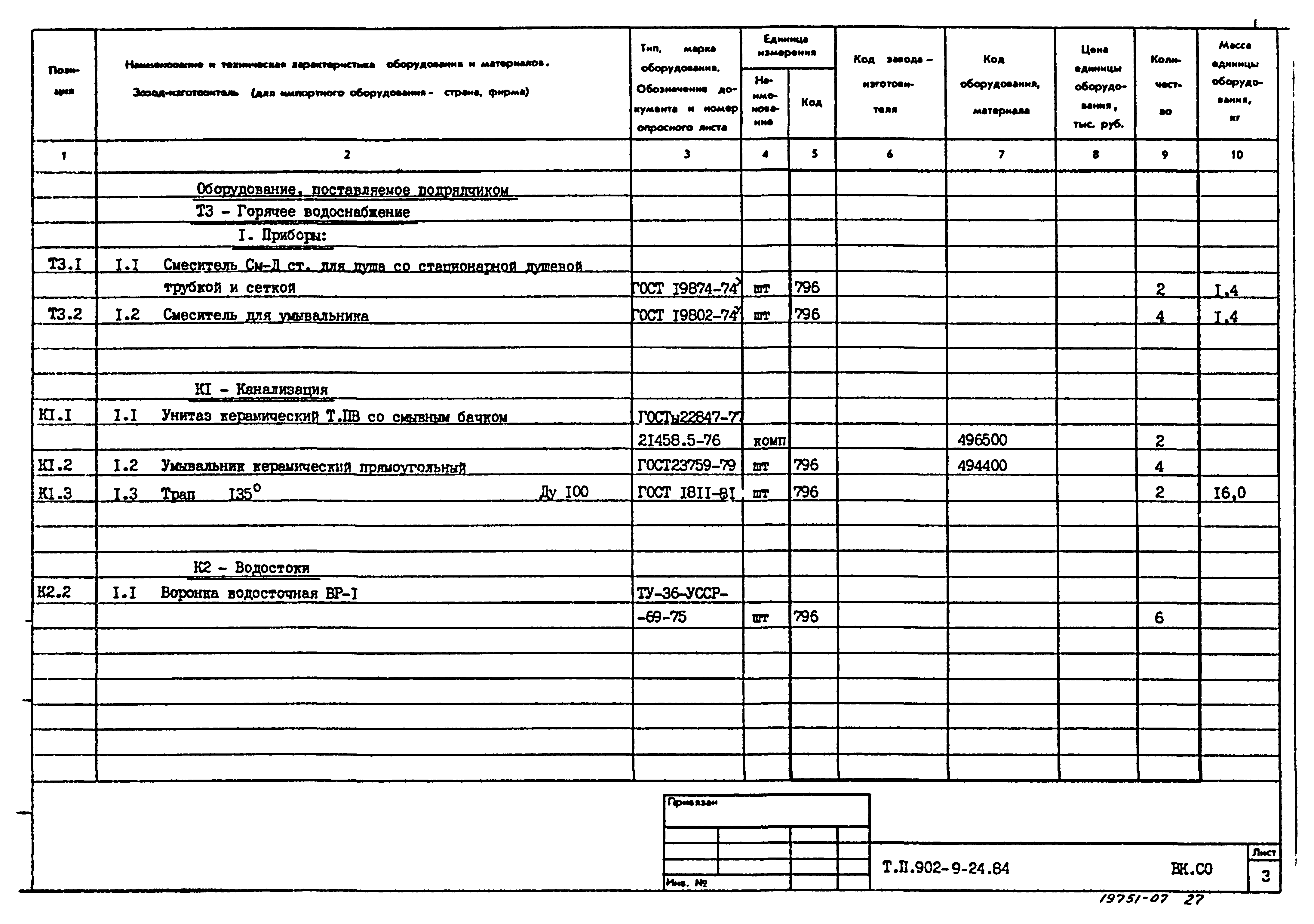 Типовой проект 902-9-24.84