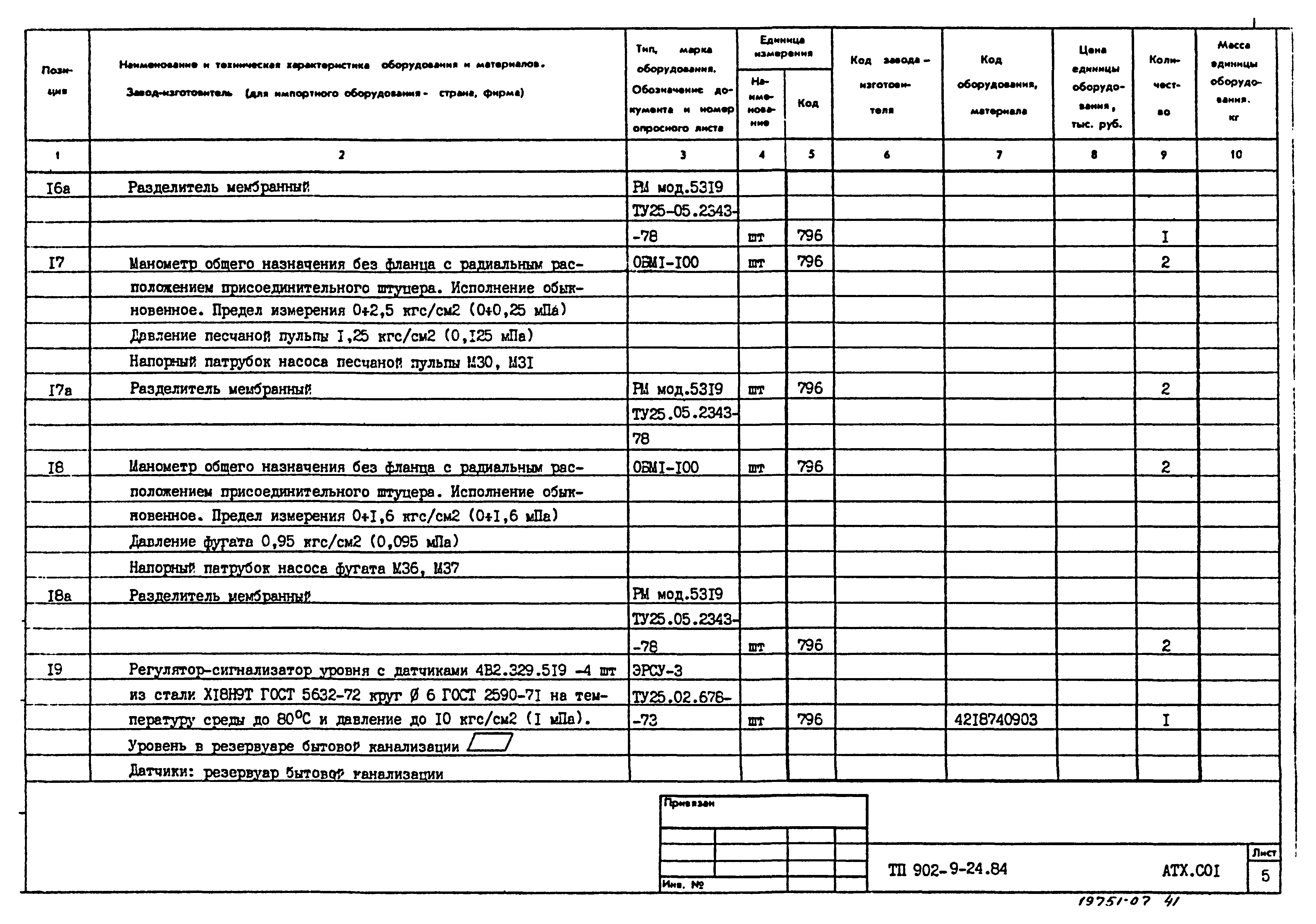 Типовой проект 902-9-24.84