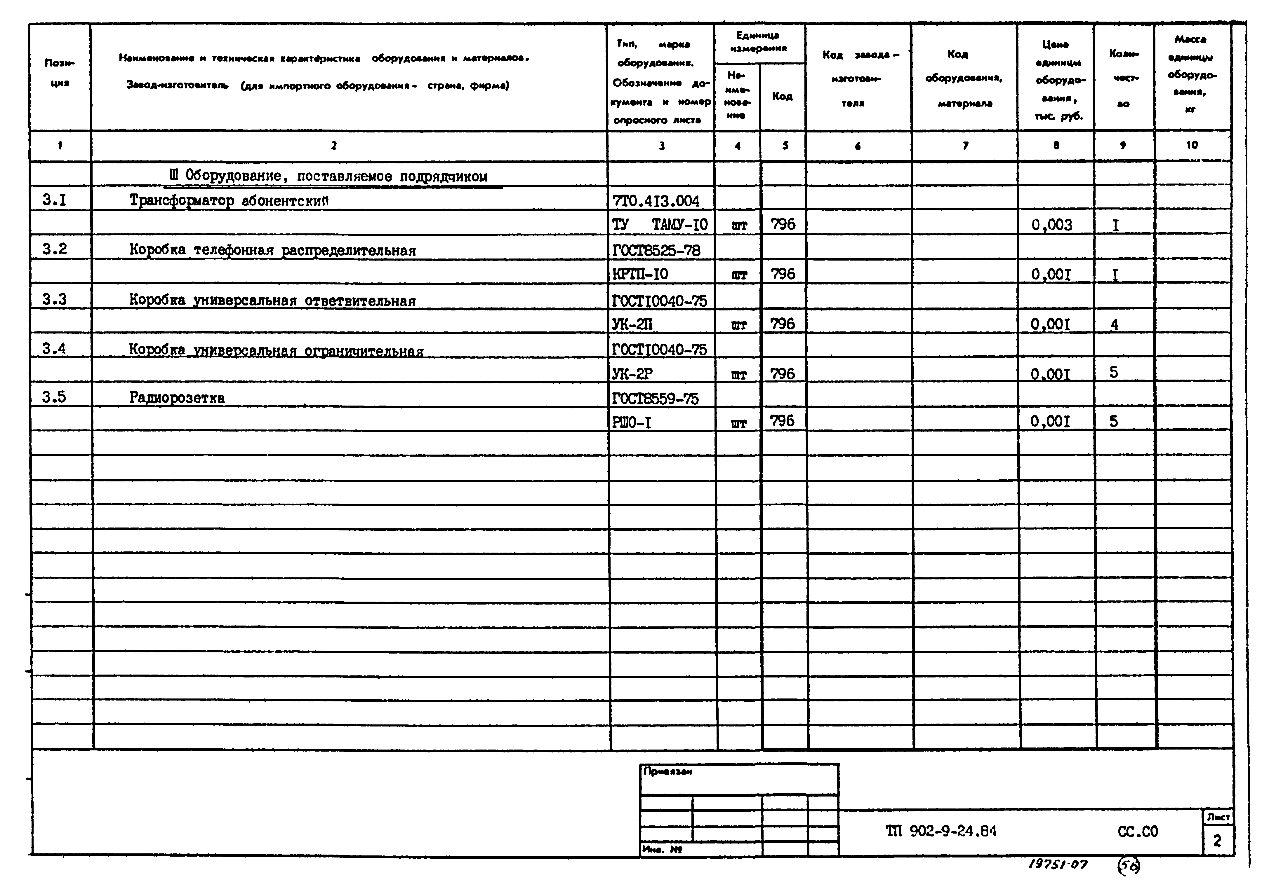 Типовой проект 902-9-24.84