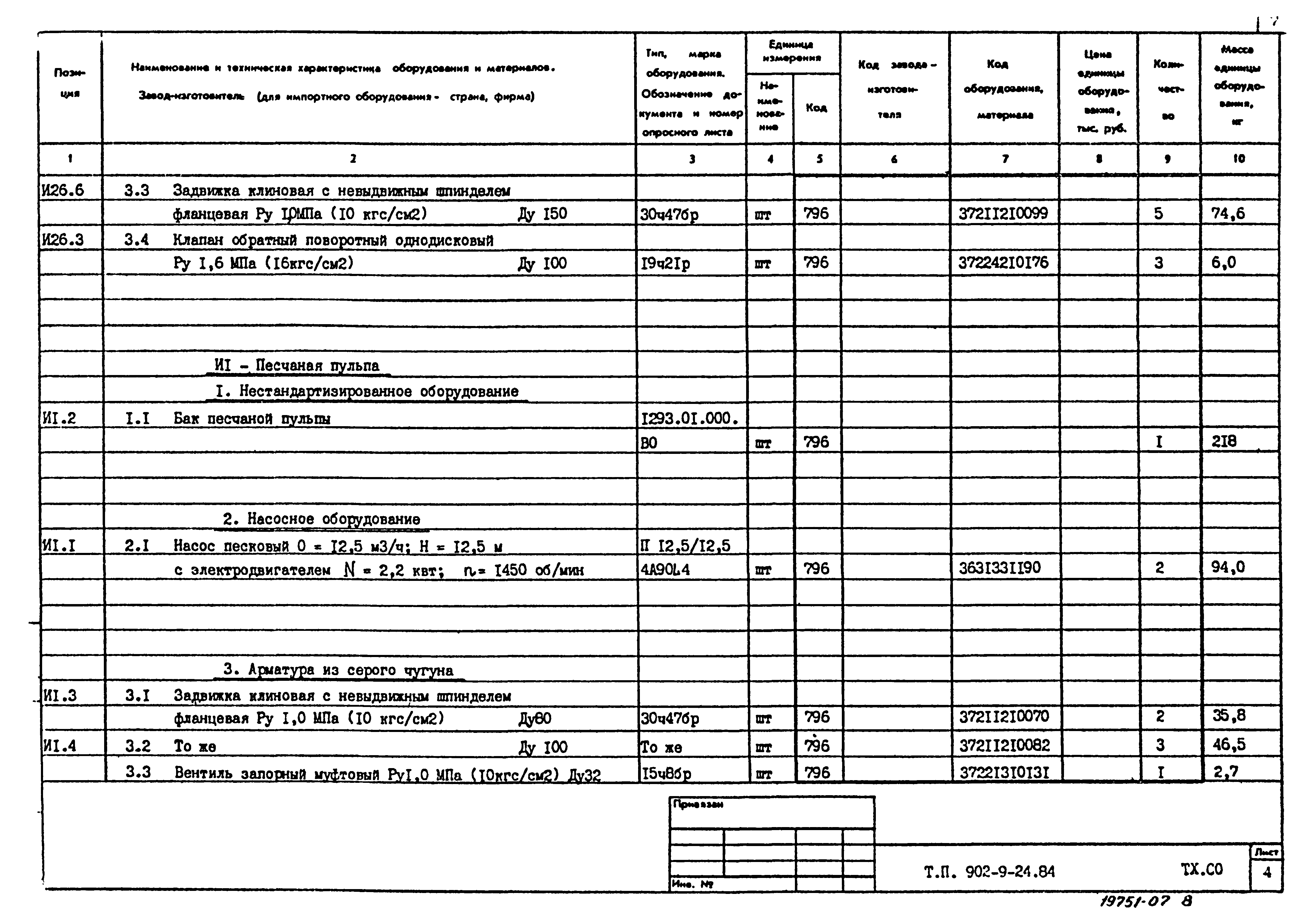 Типовой проект 902-9-24.84