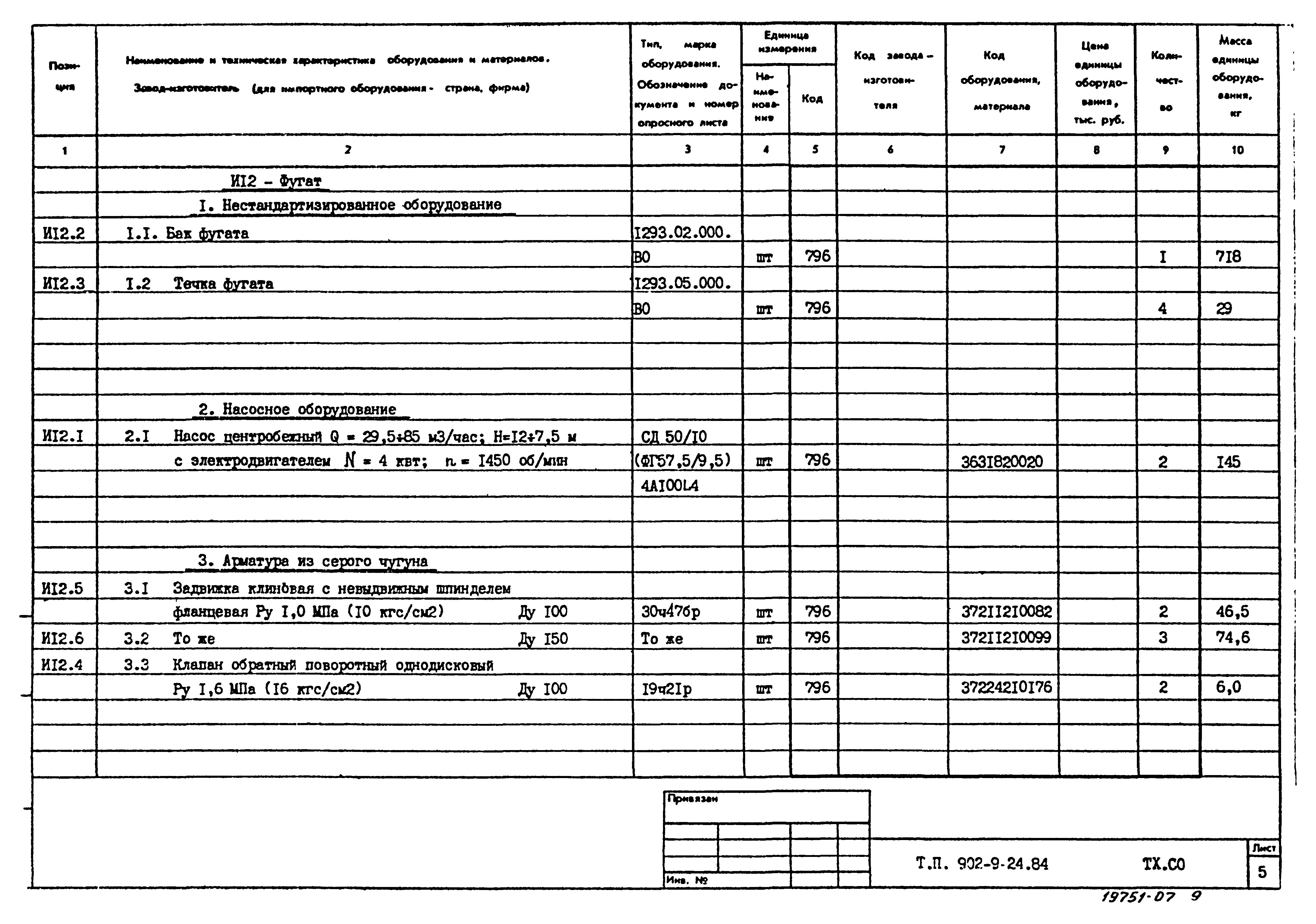 Типовой проект 902-9-24.84