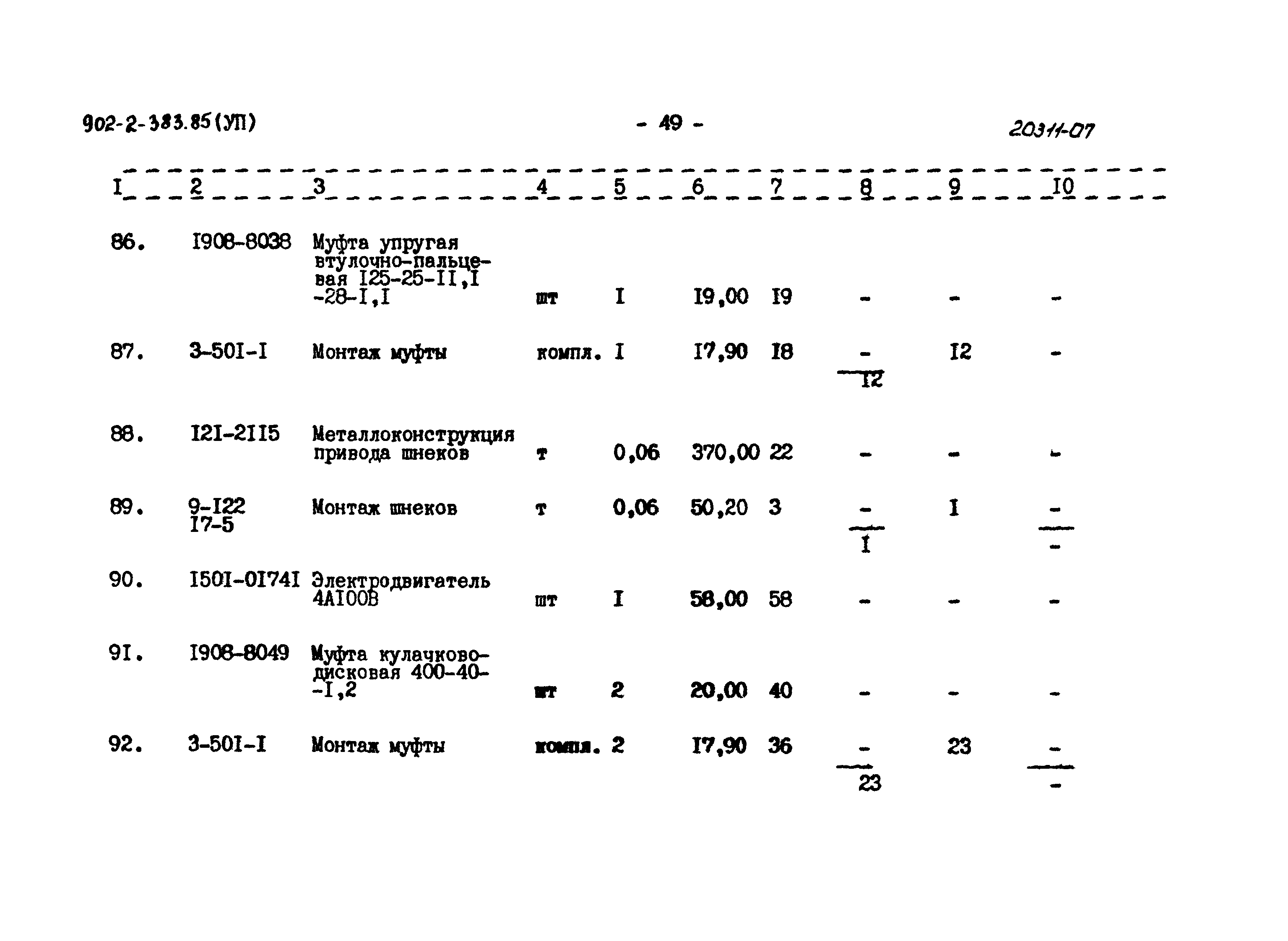 Типовой проект 902-2-383.85