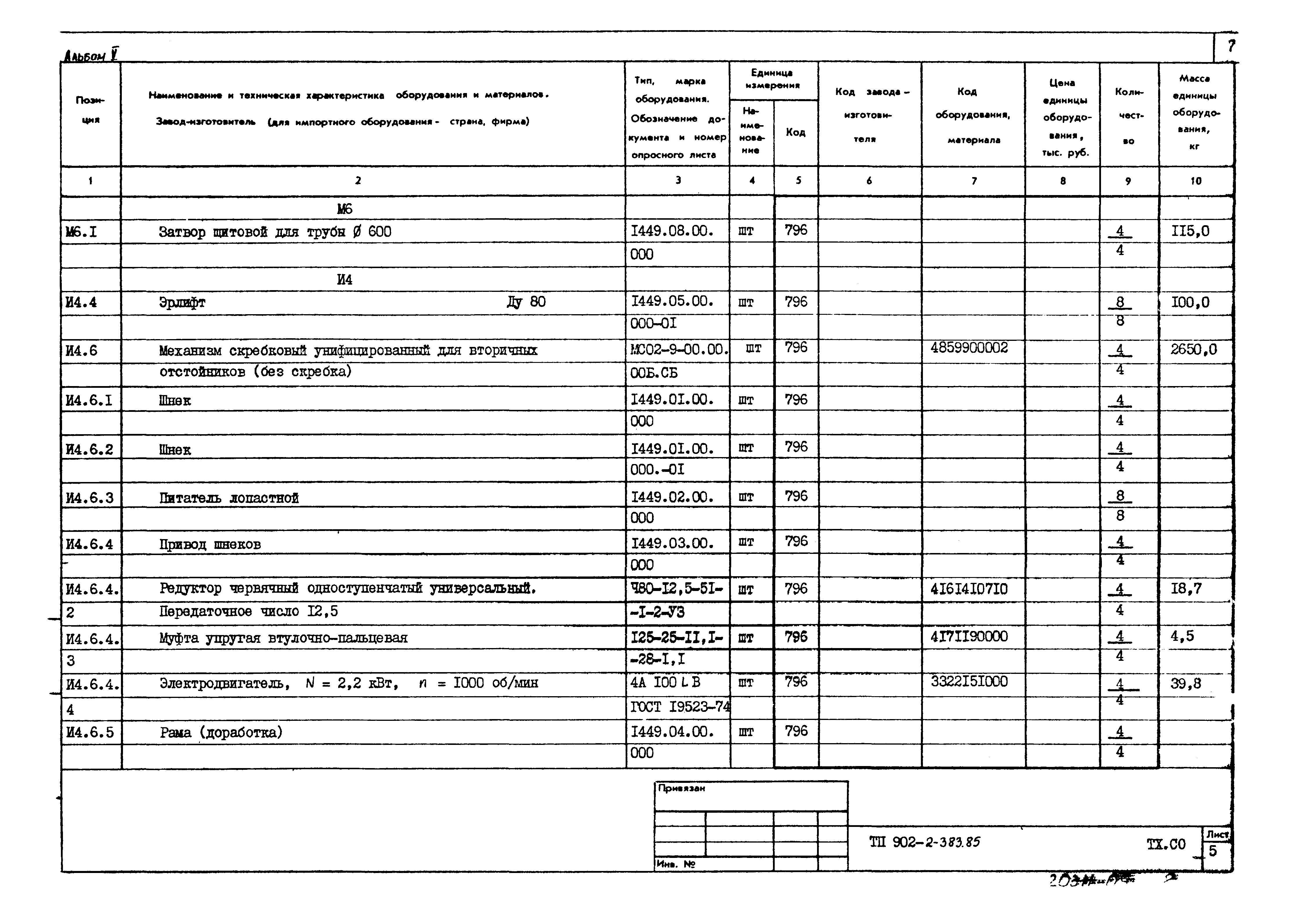 Типовой проект 902-2-383.85