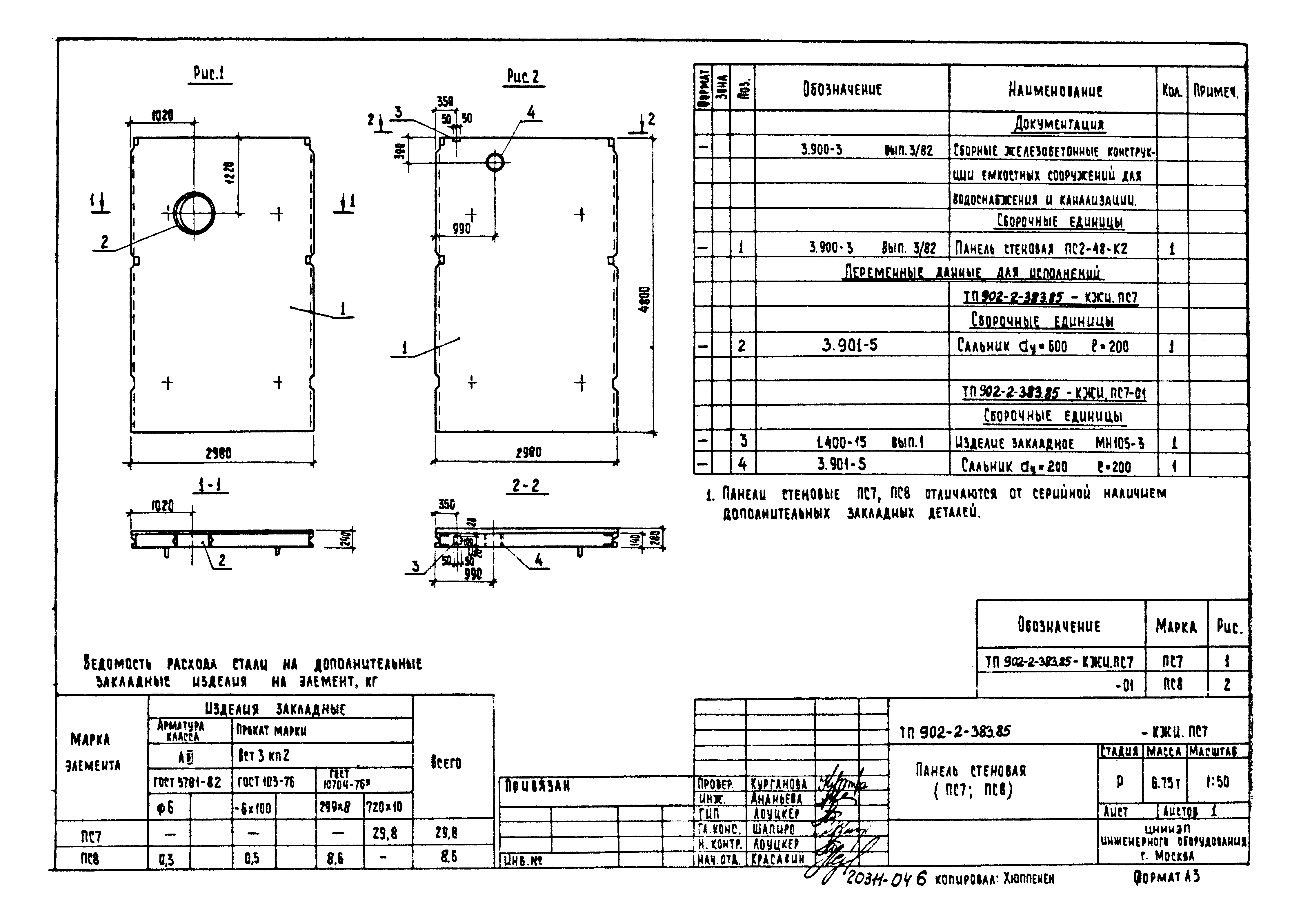 Типовой проект 902-2-383.85