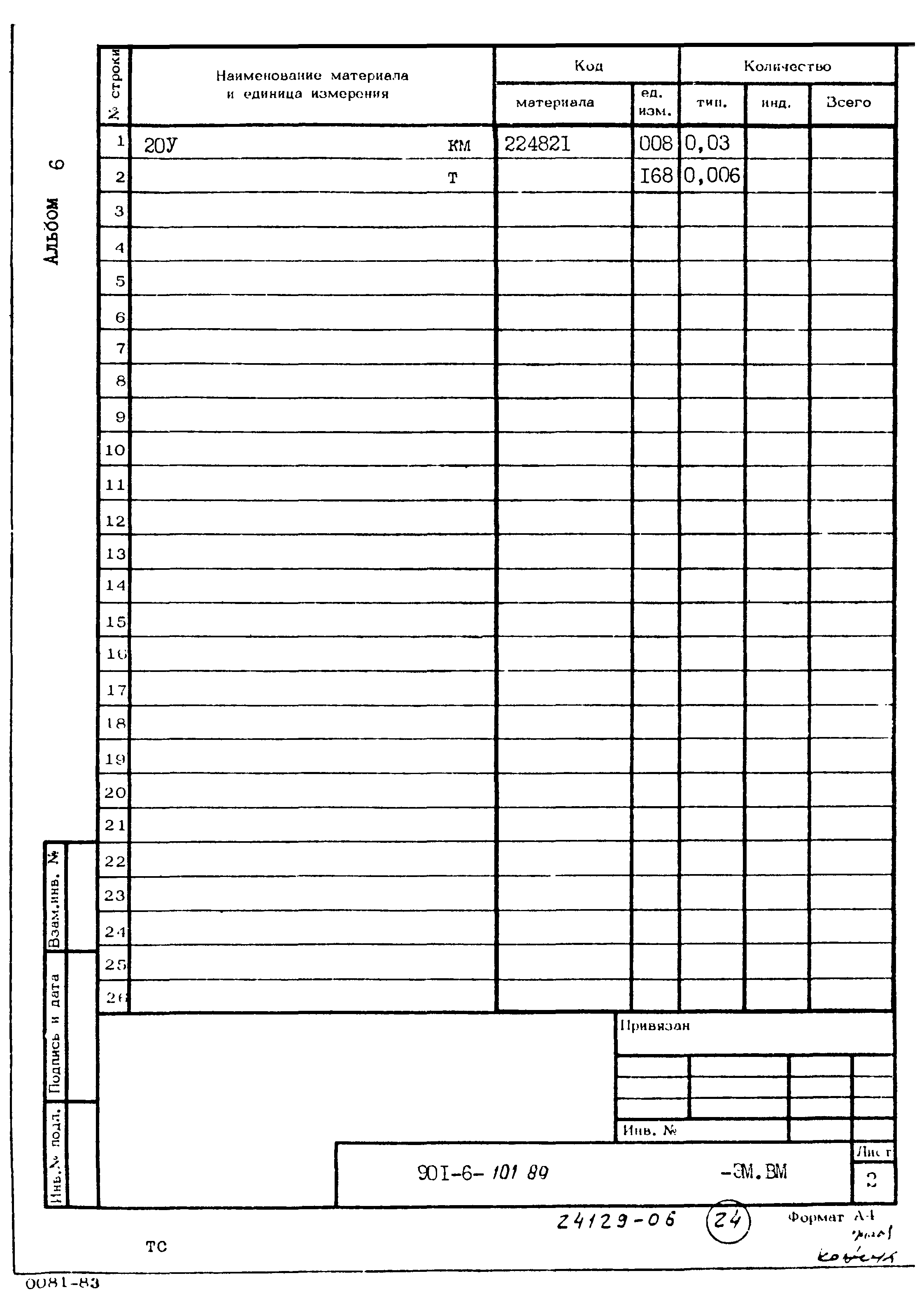 Типовой проект 901-6-101.89