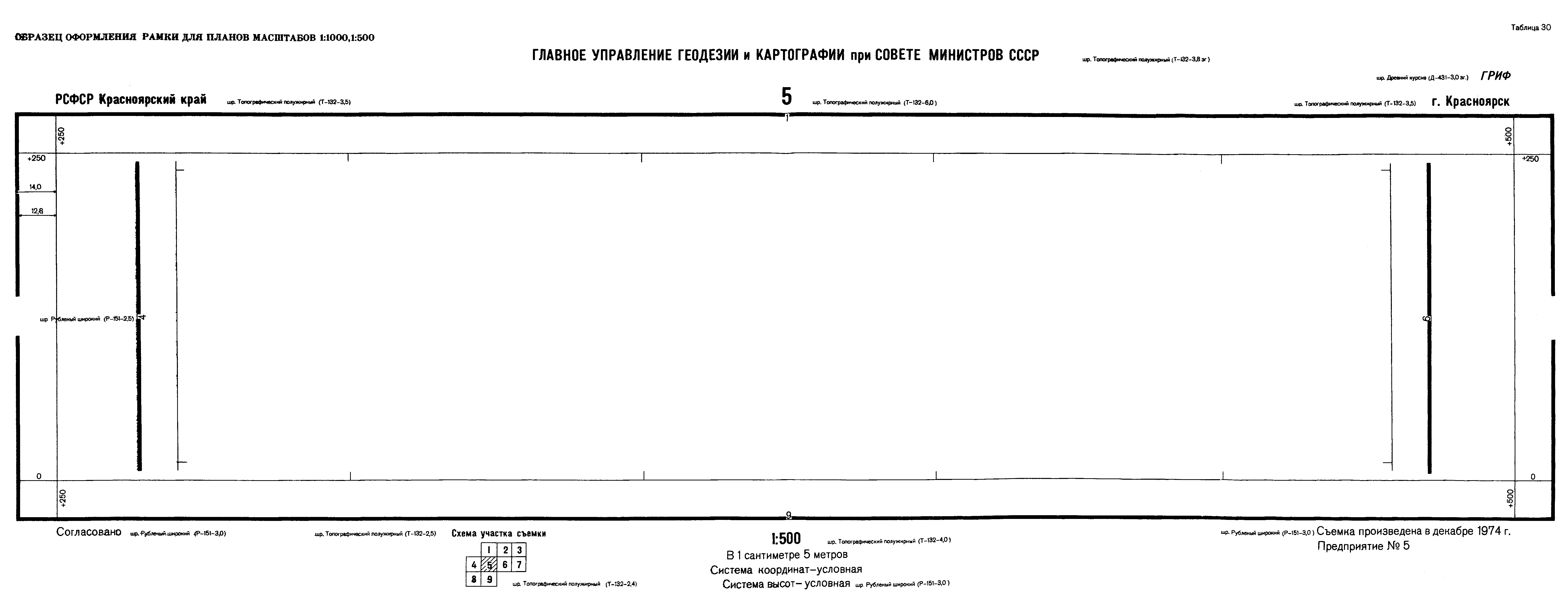 Масштаб плана 1 1000