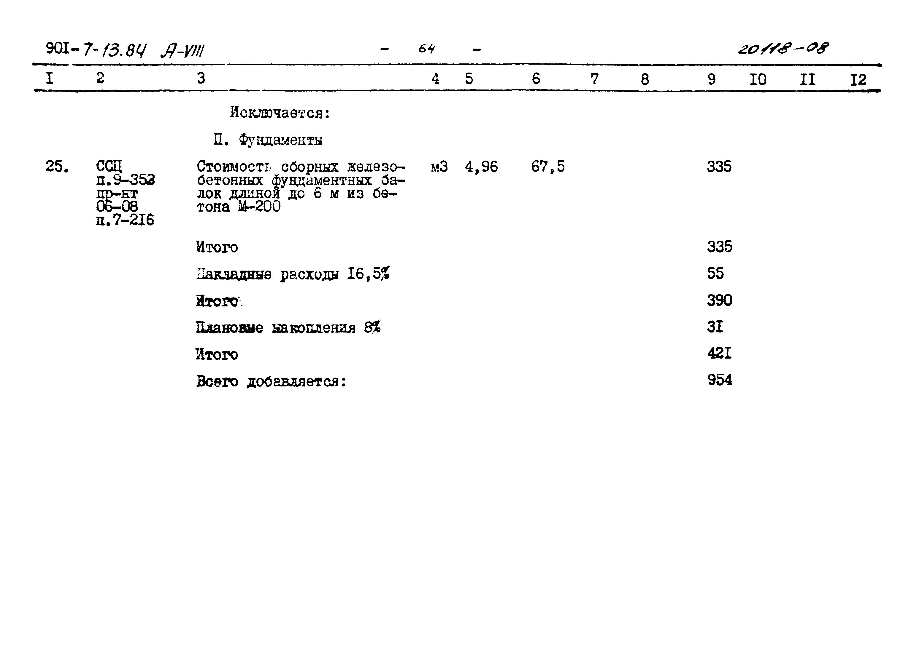 Типовой проект 901-7-13.84