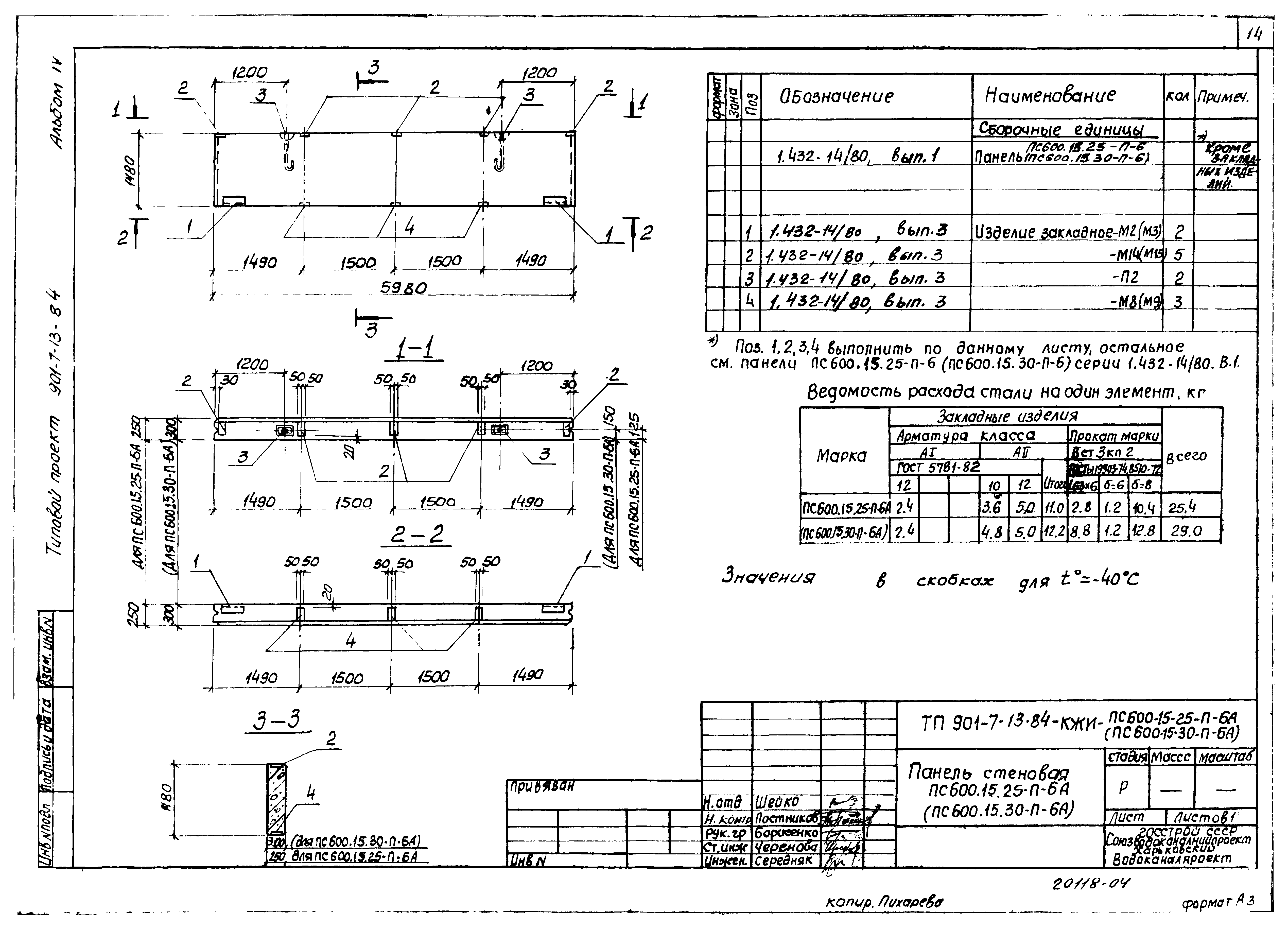 Типовой проект 901-7-13.84