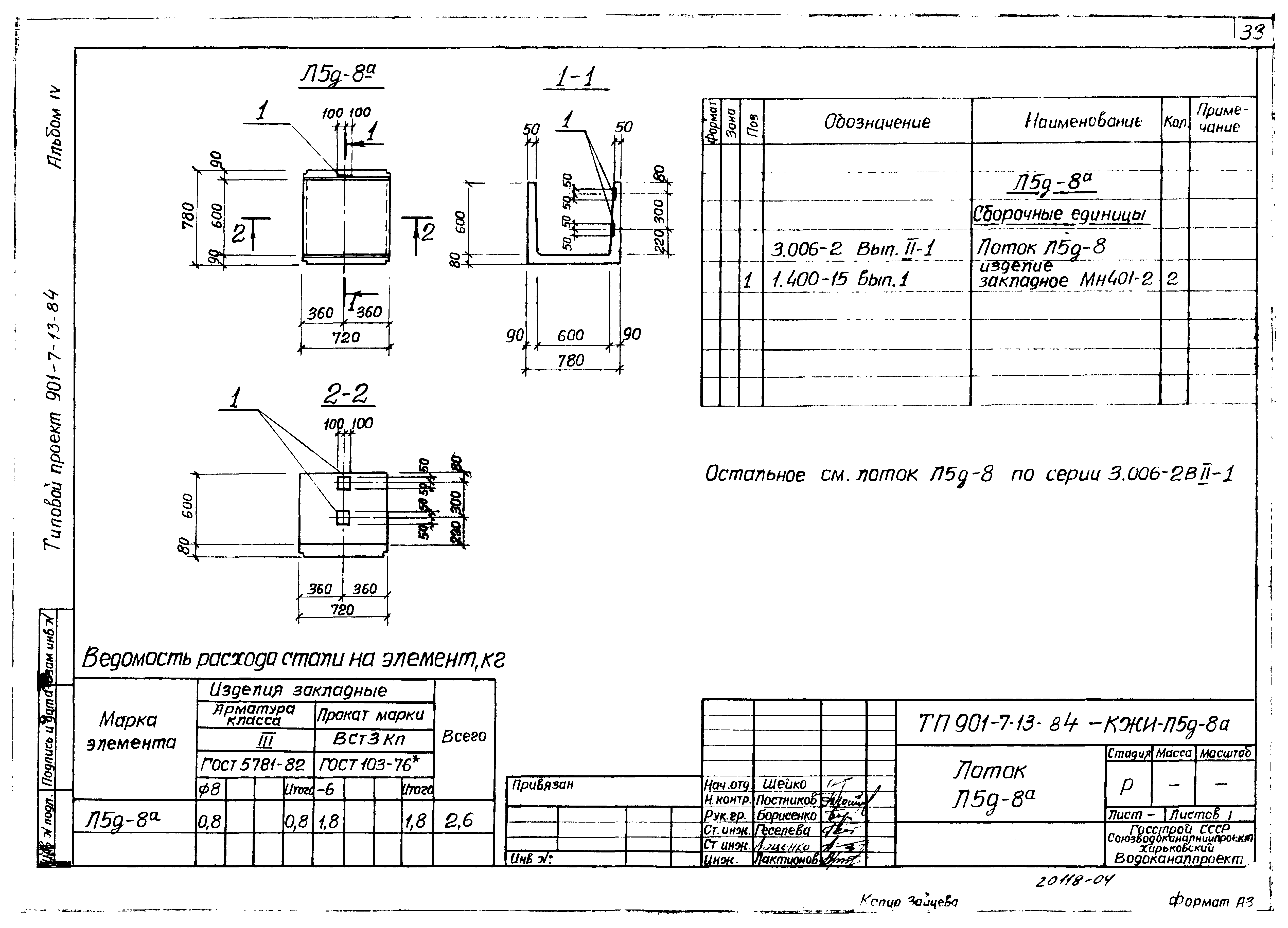 Типовой проект 901-7-13.84