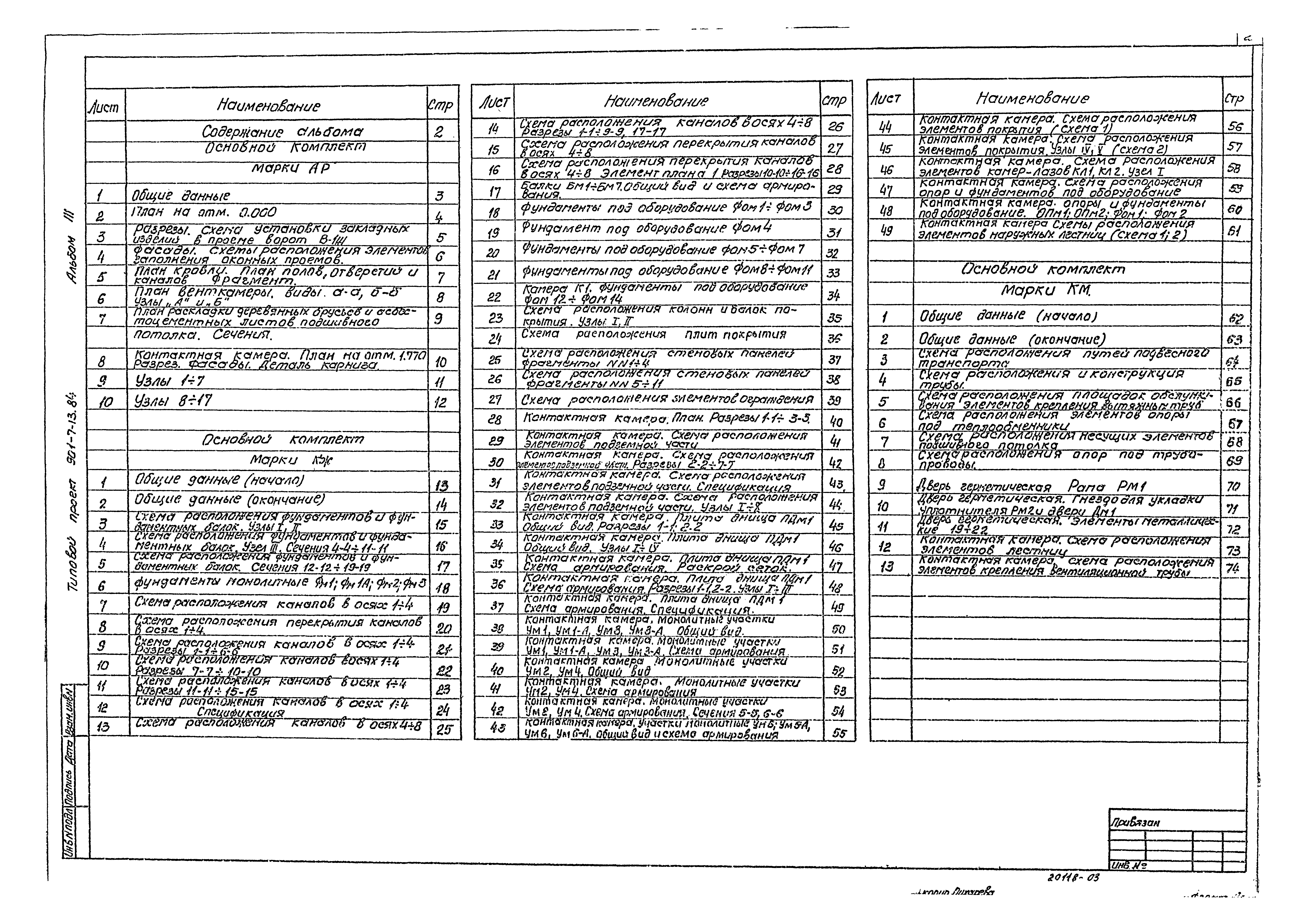 Типовой проект 901-7-13.84