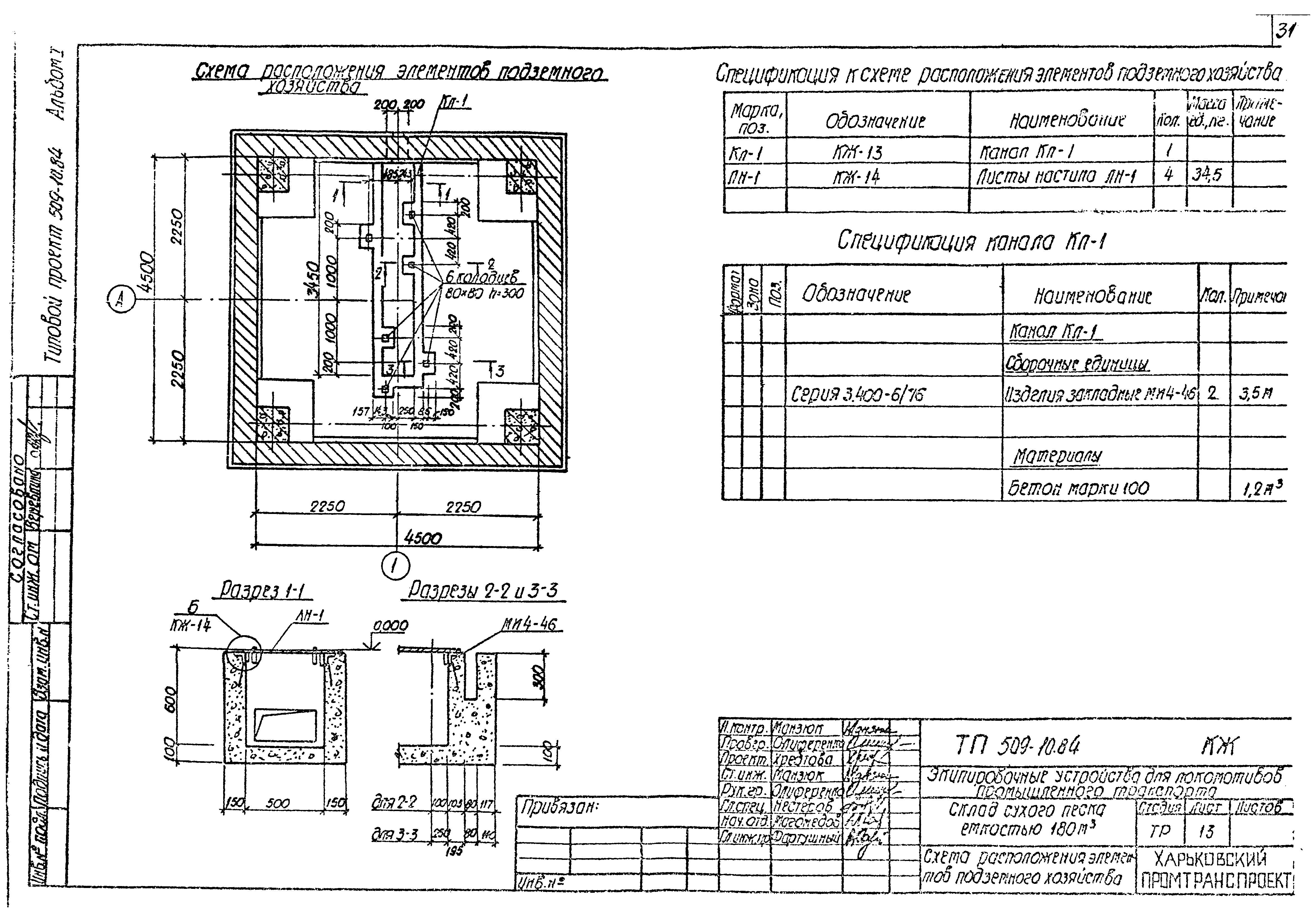 Типовой проект 509-10.84