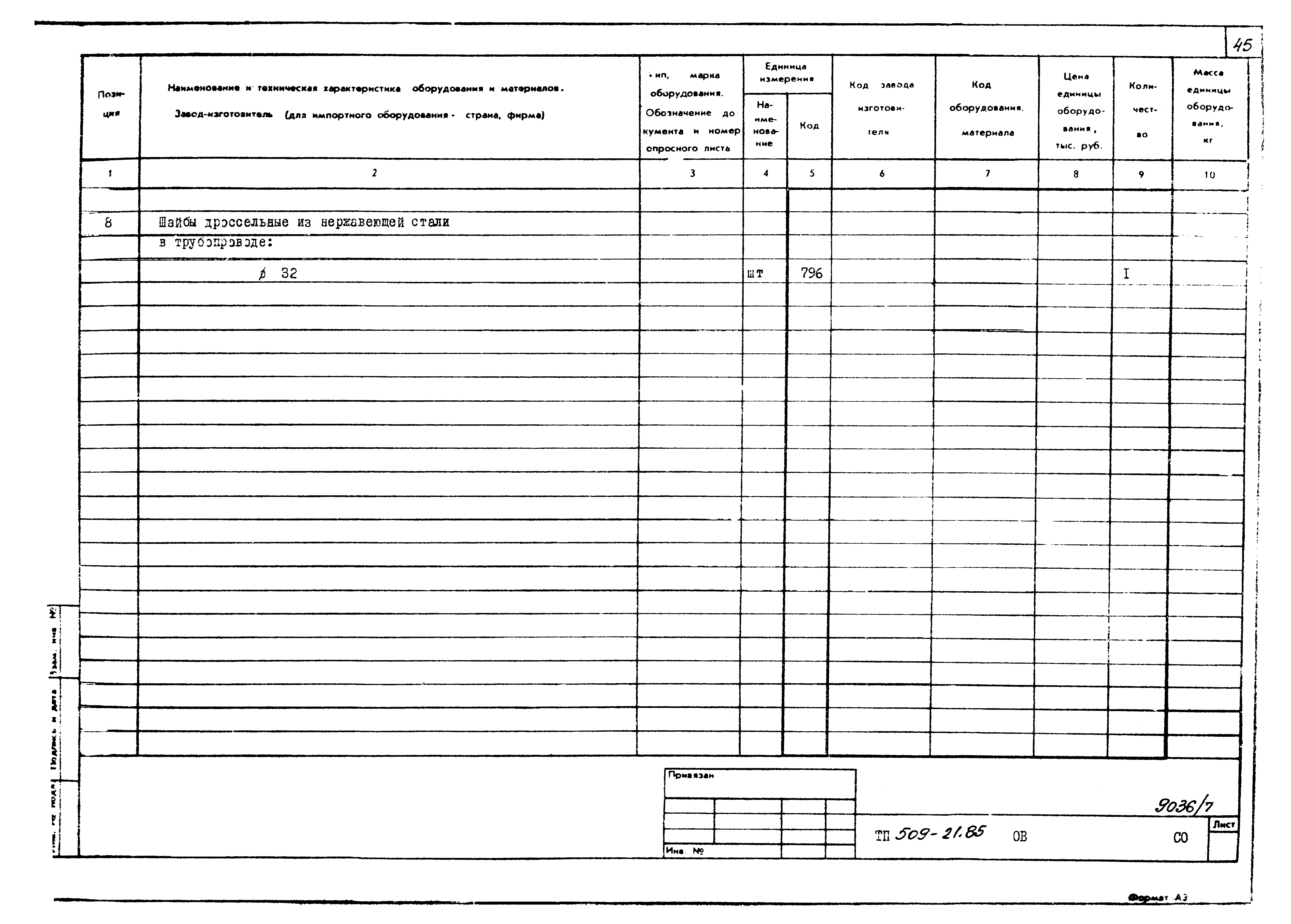 Типовой проект 509-21.85