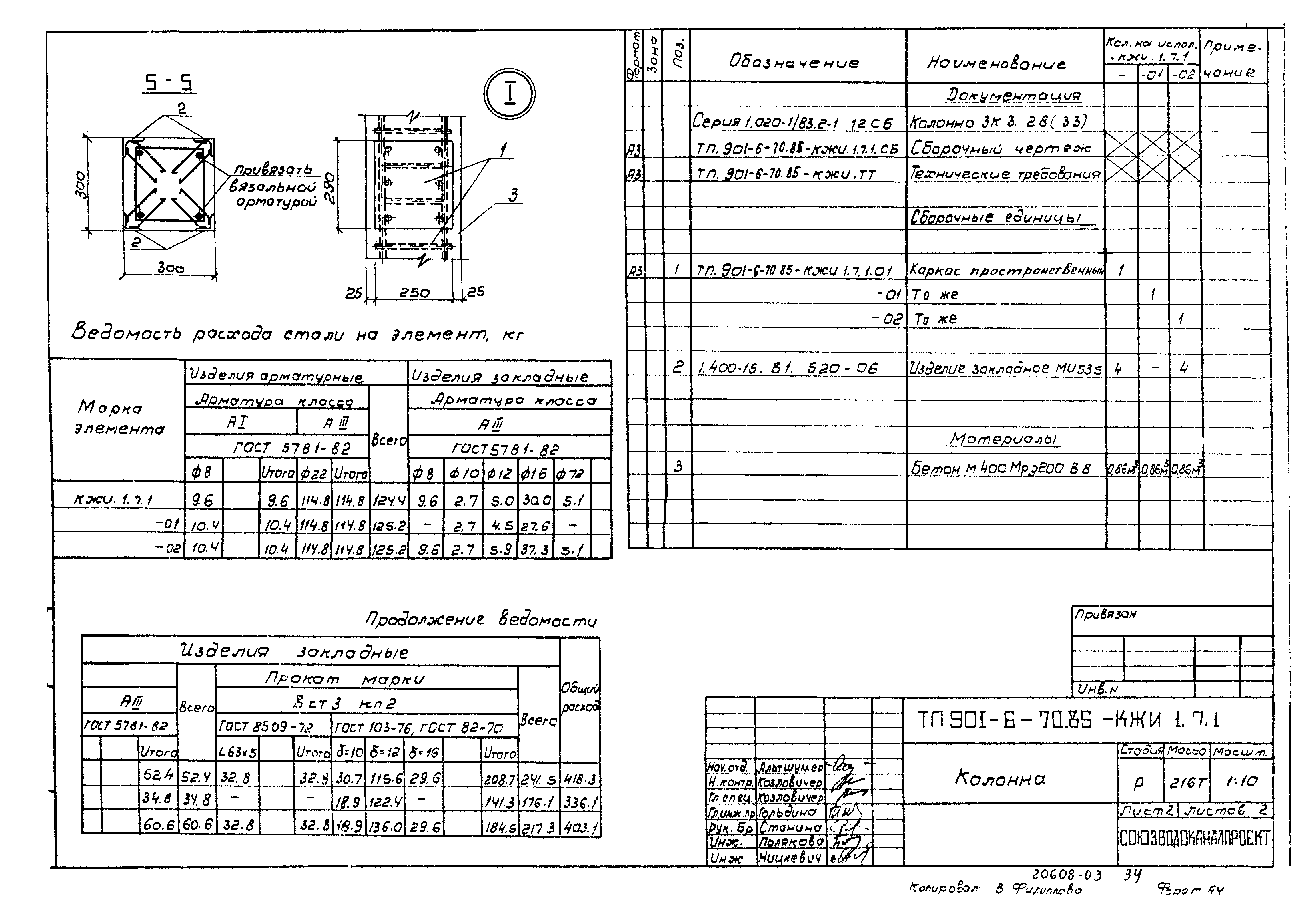 Типовой проект 901-6-70.85