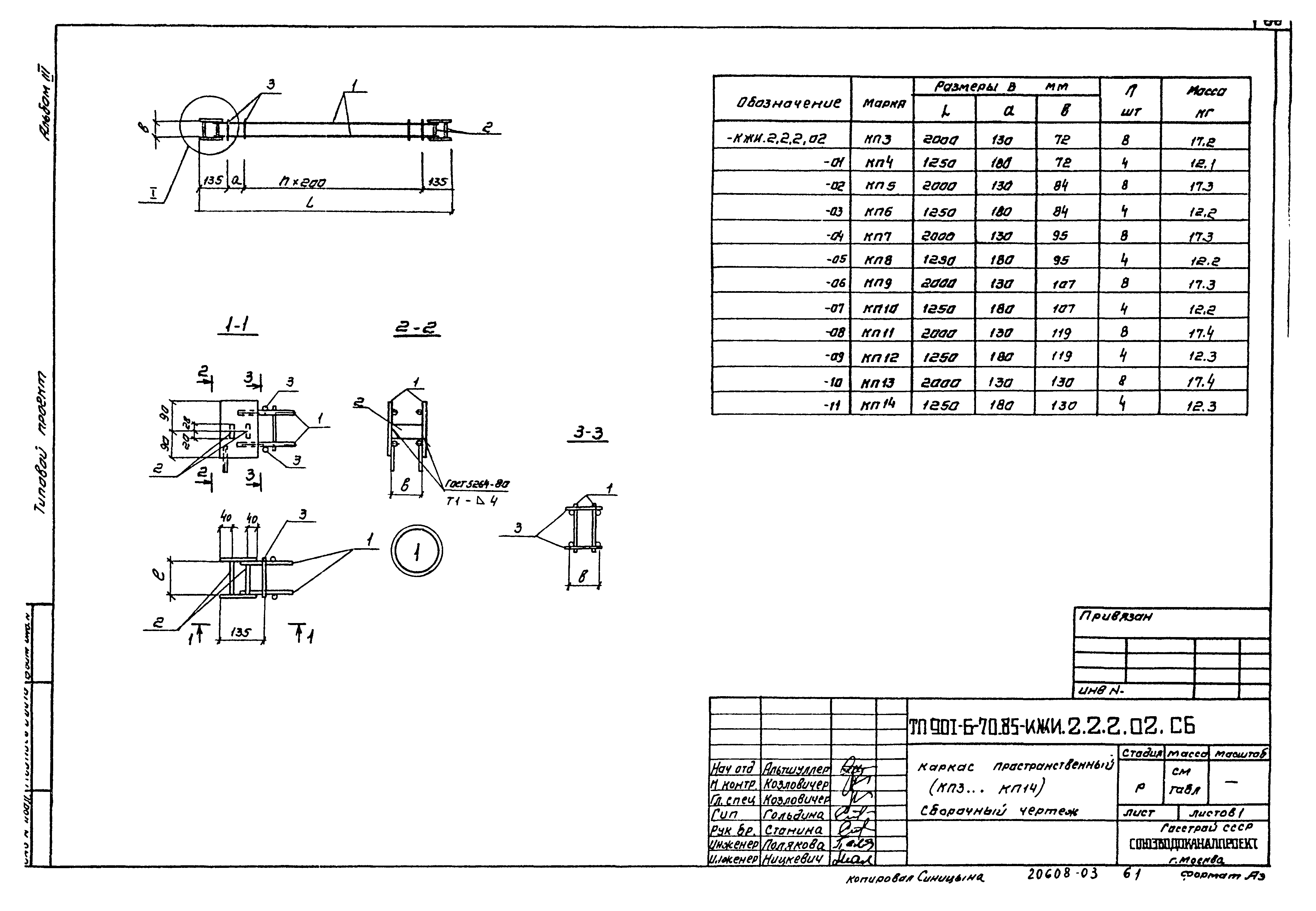 Типовой проект 901-6-70.85