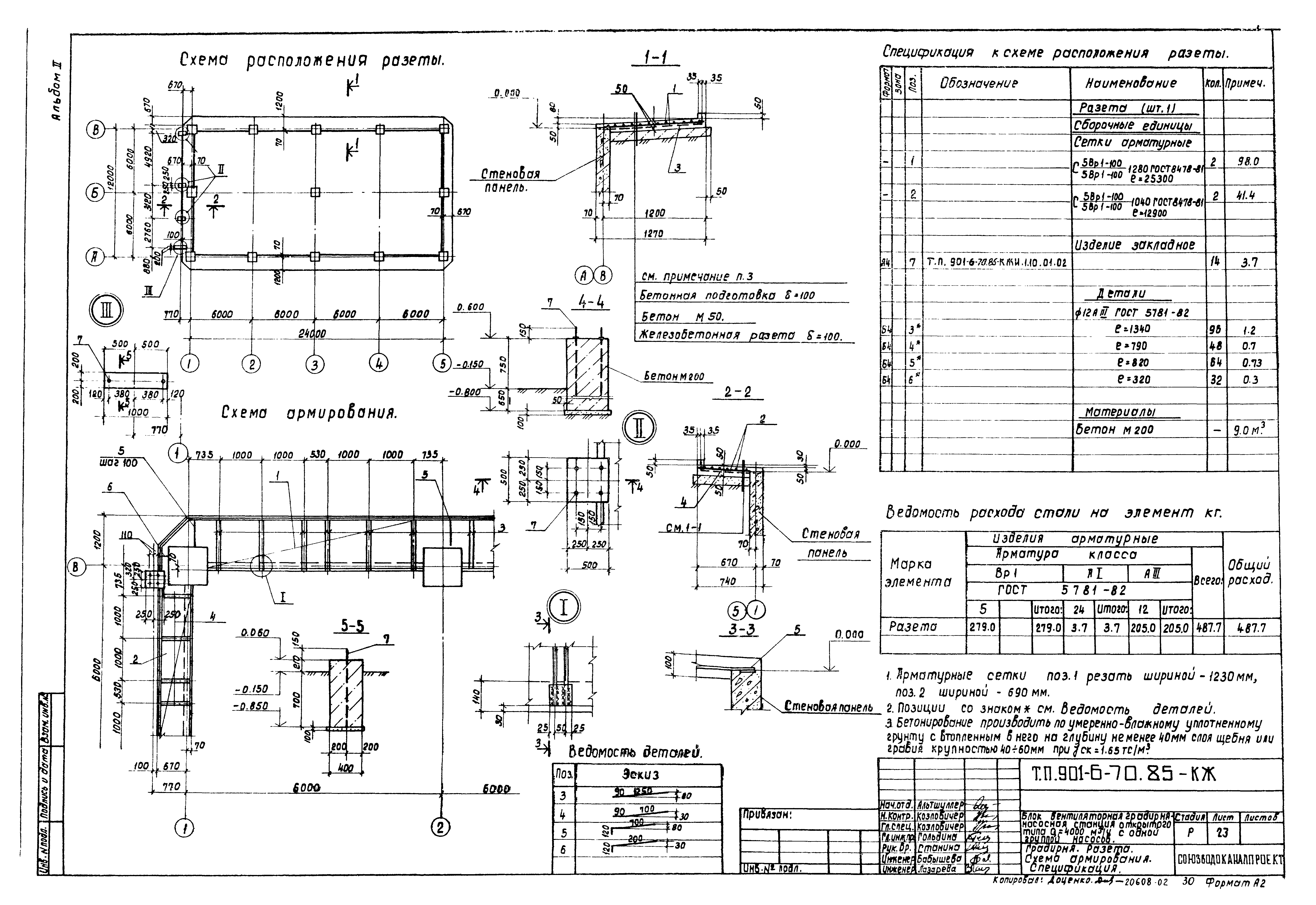 Типовой проект 901-6-70.85