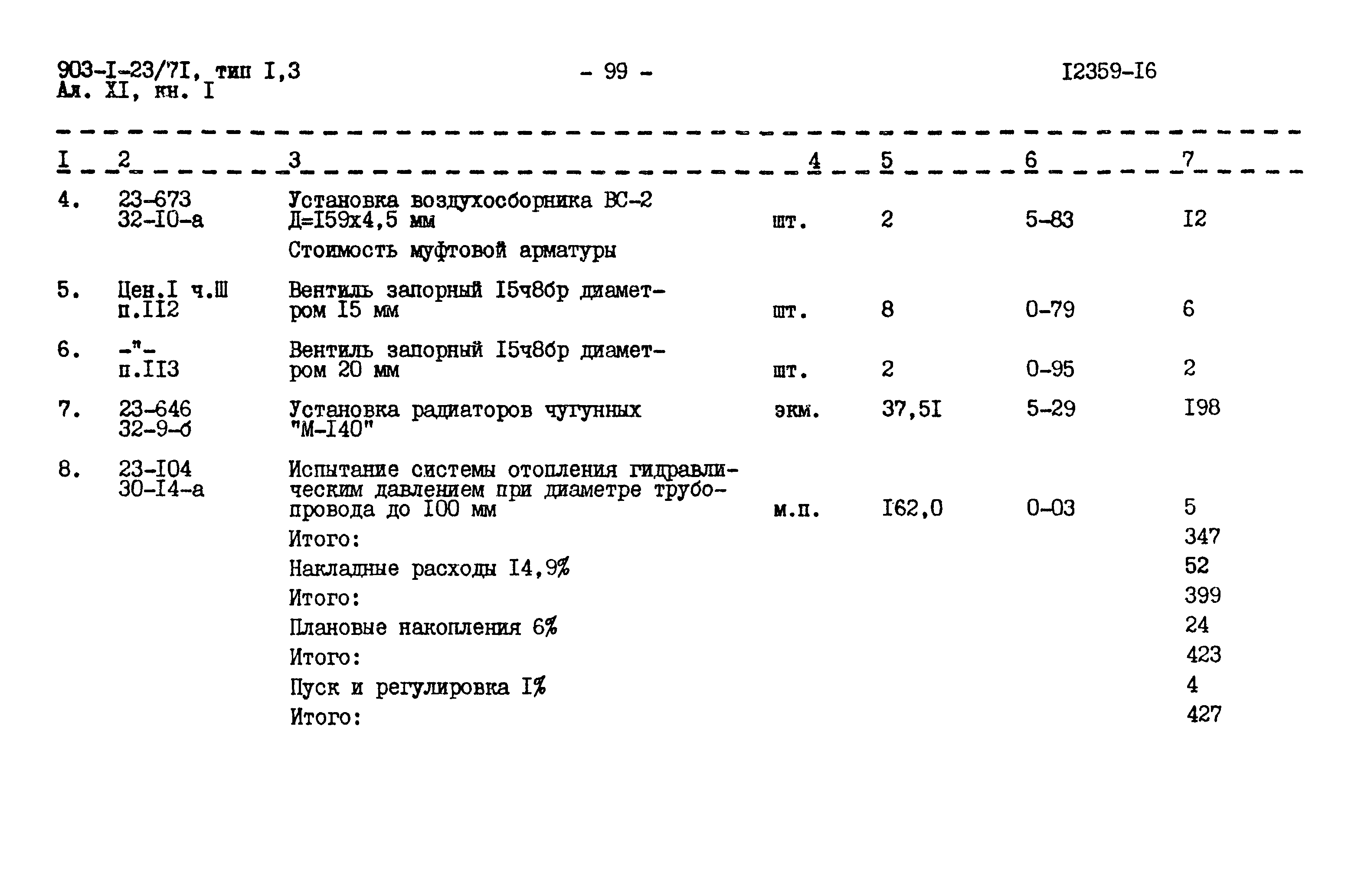 Типовой проект 903-1-23/71