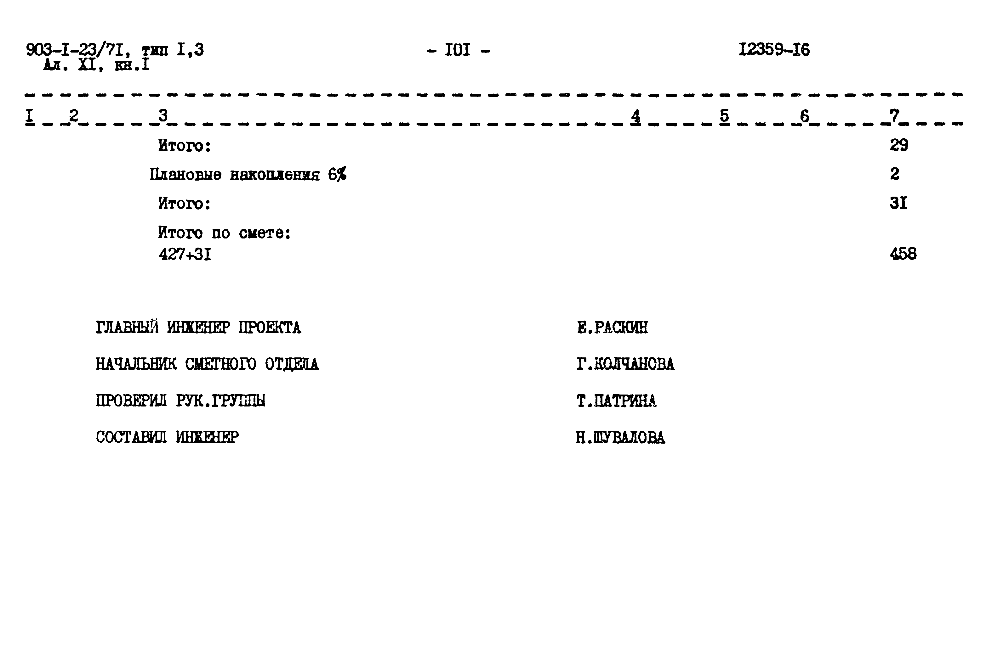 Типовой проект 903-1-23/71