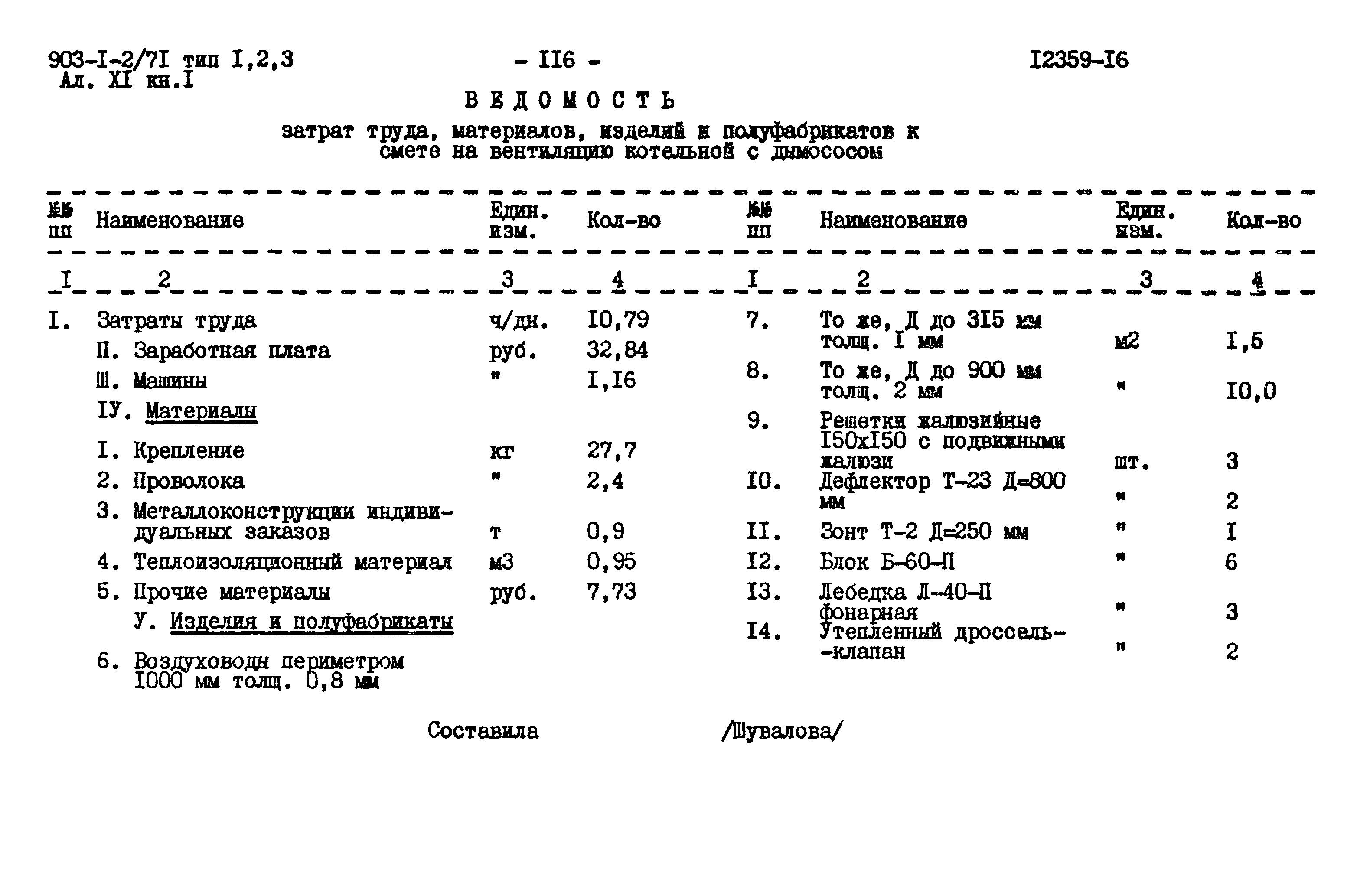 Типовой проект 903-1-23/71
