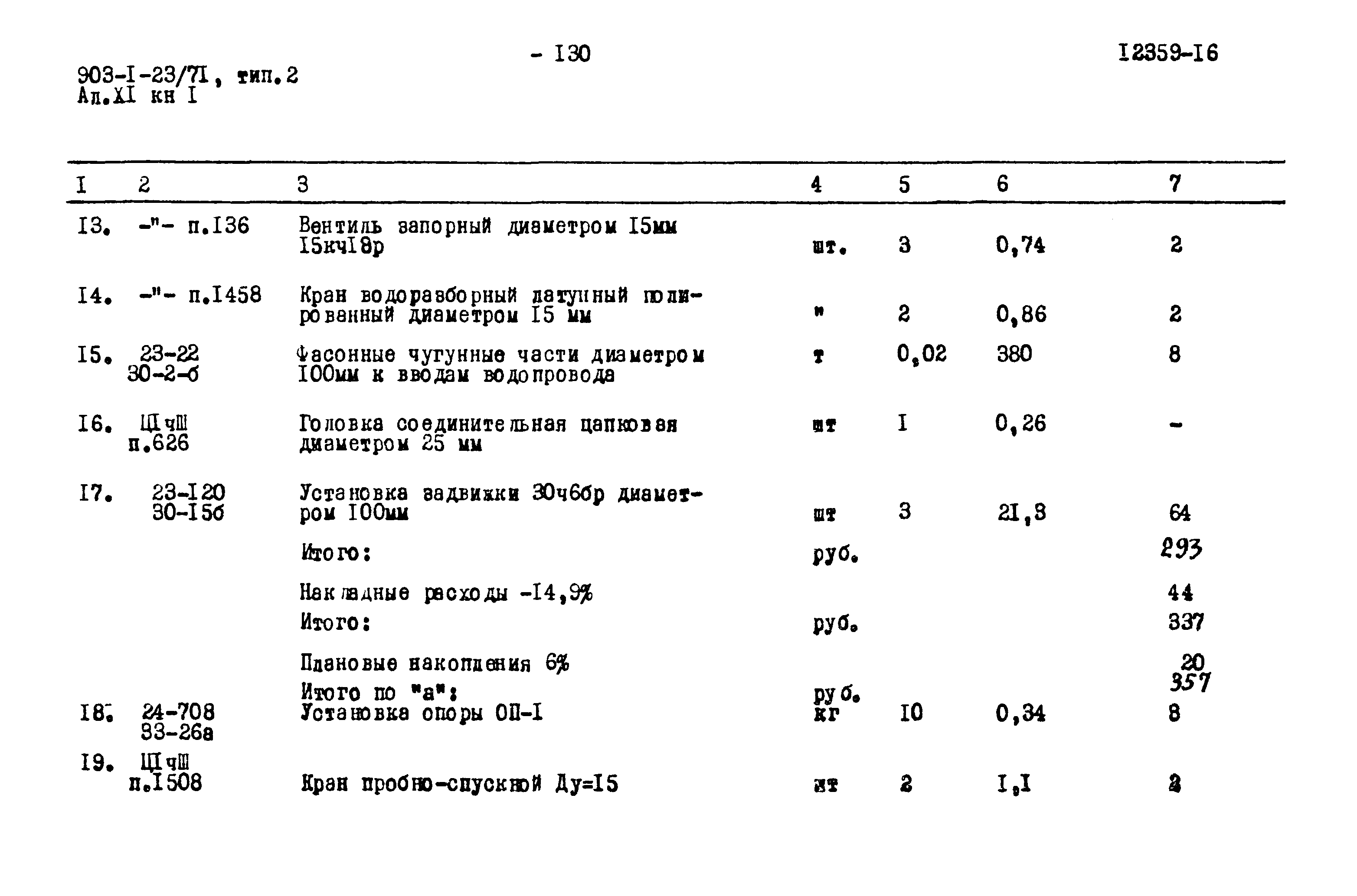 Типовой проект 903-1-23/71