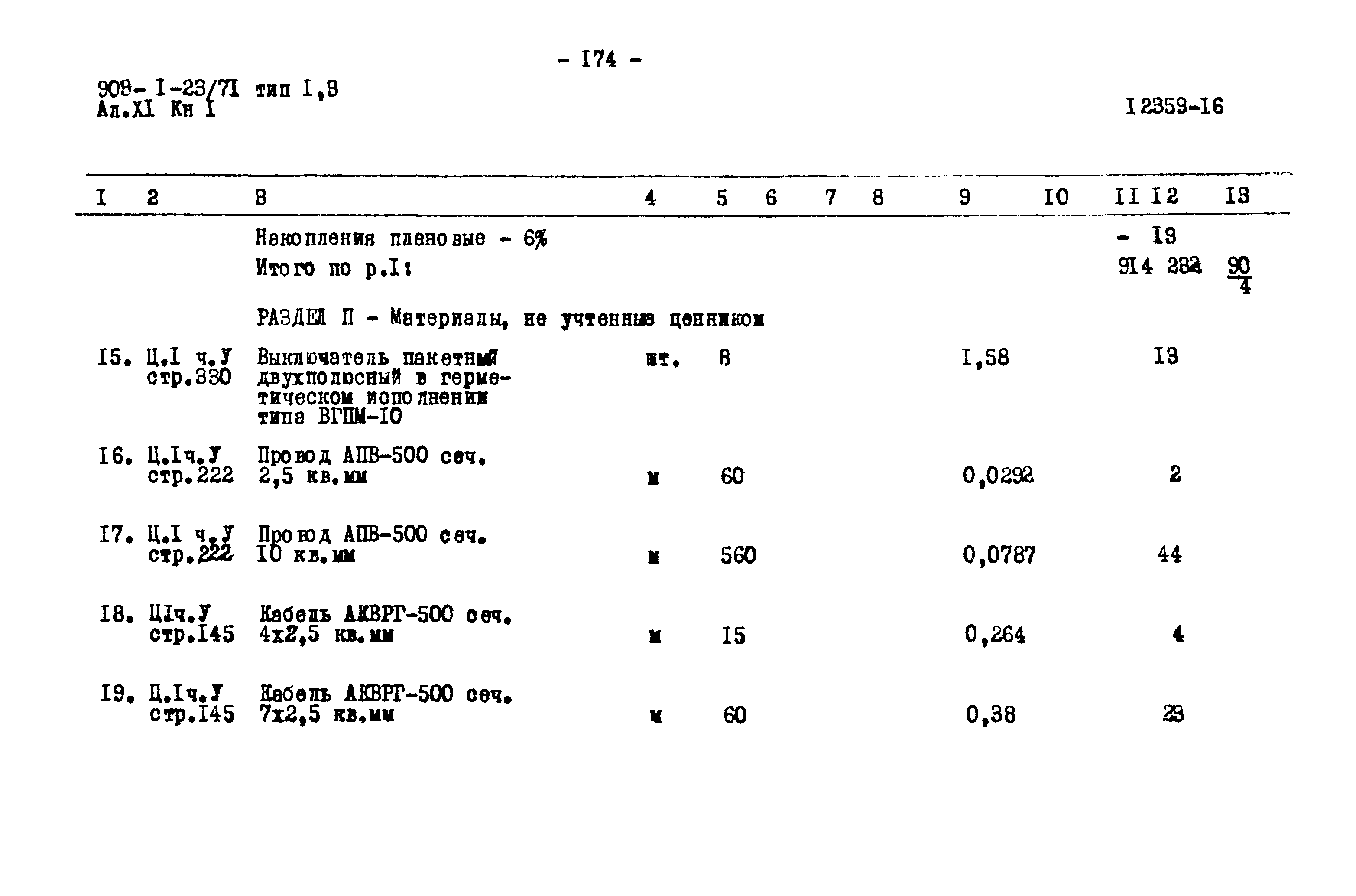Типовой проект 903-1-23/71