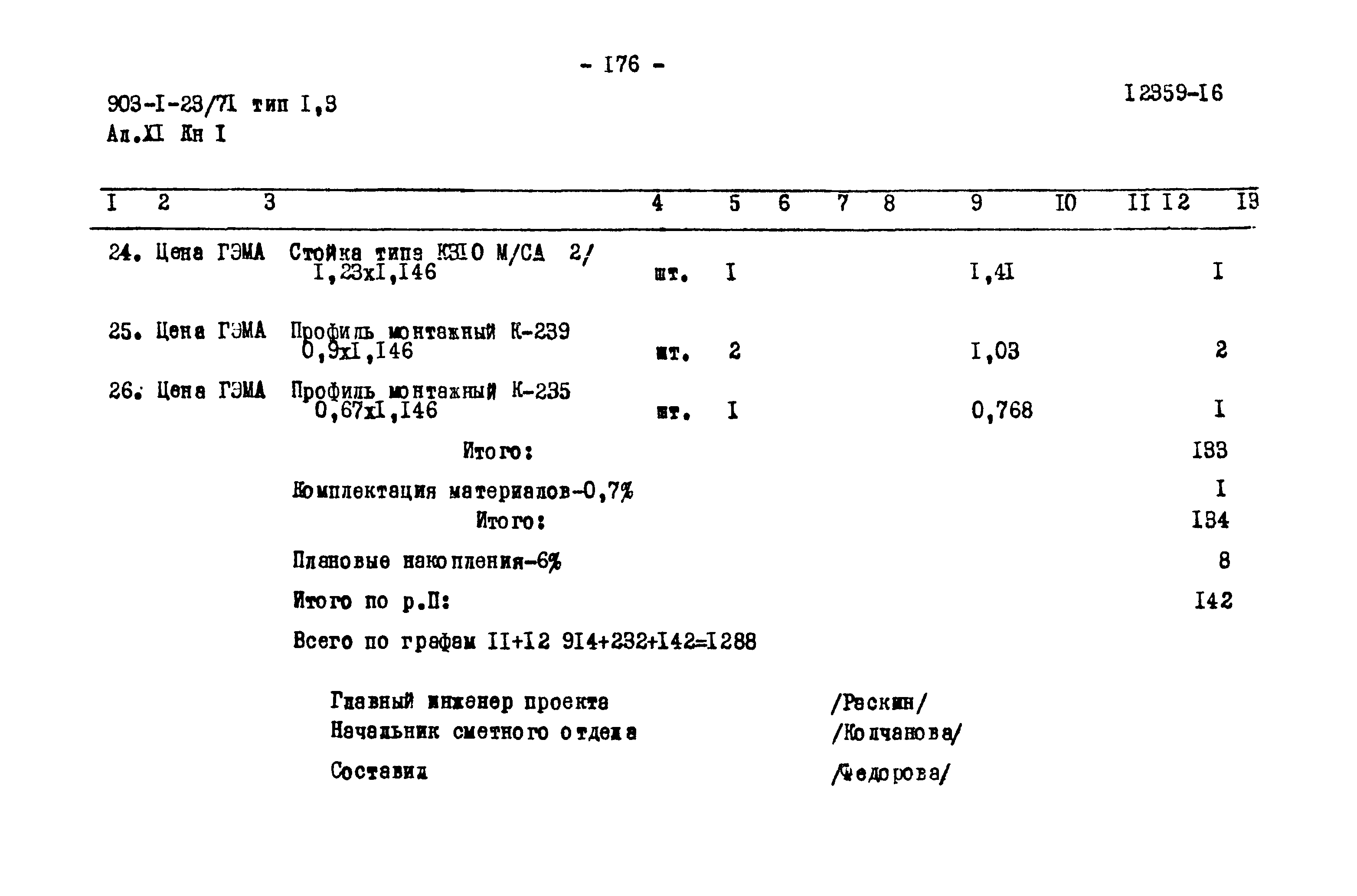 Типовой проект 903-1-23/71
