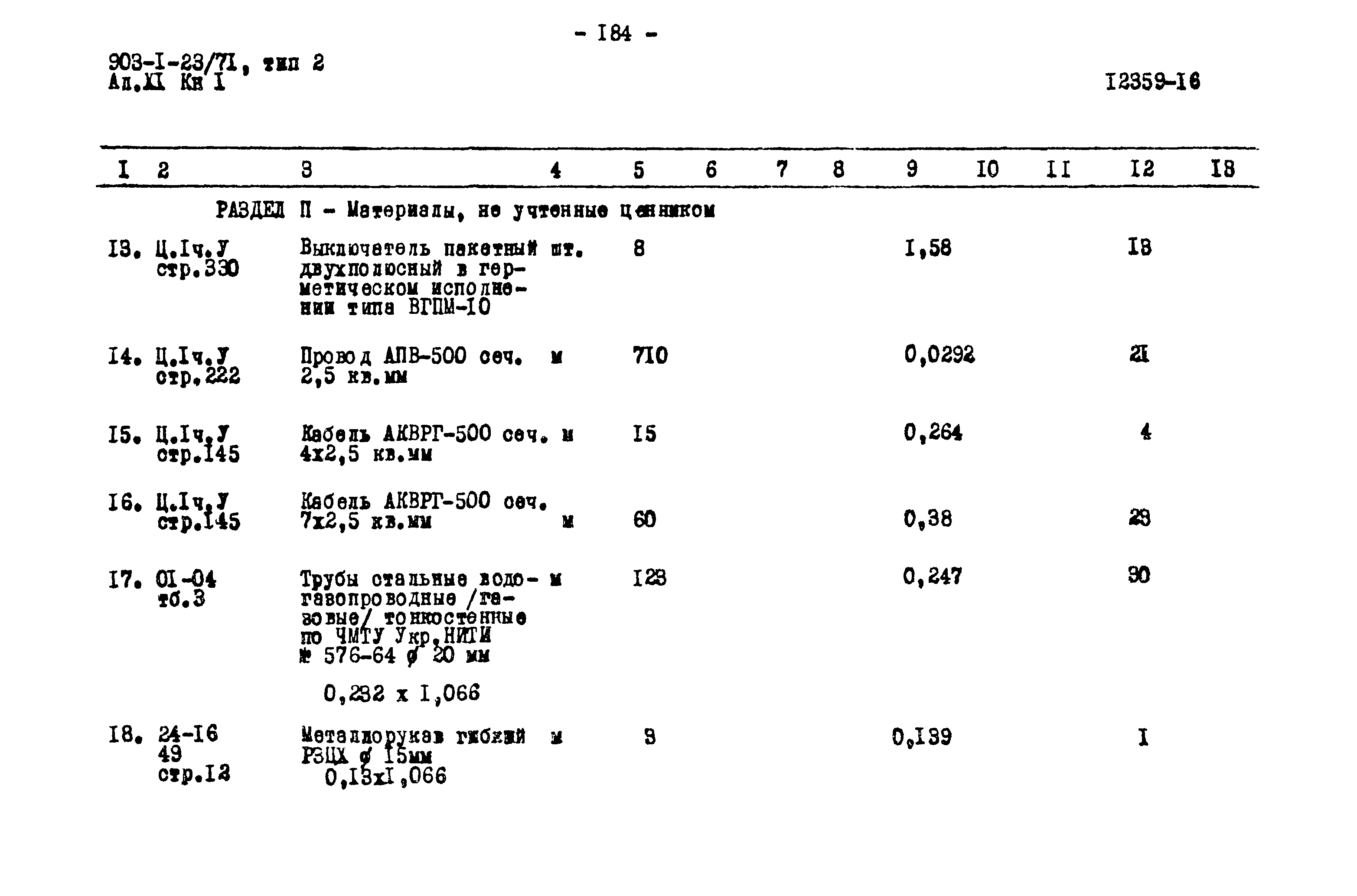 Типовой проект 903-1-23/71