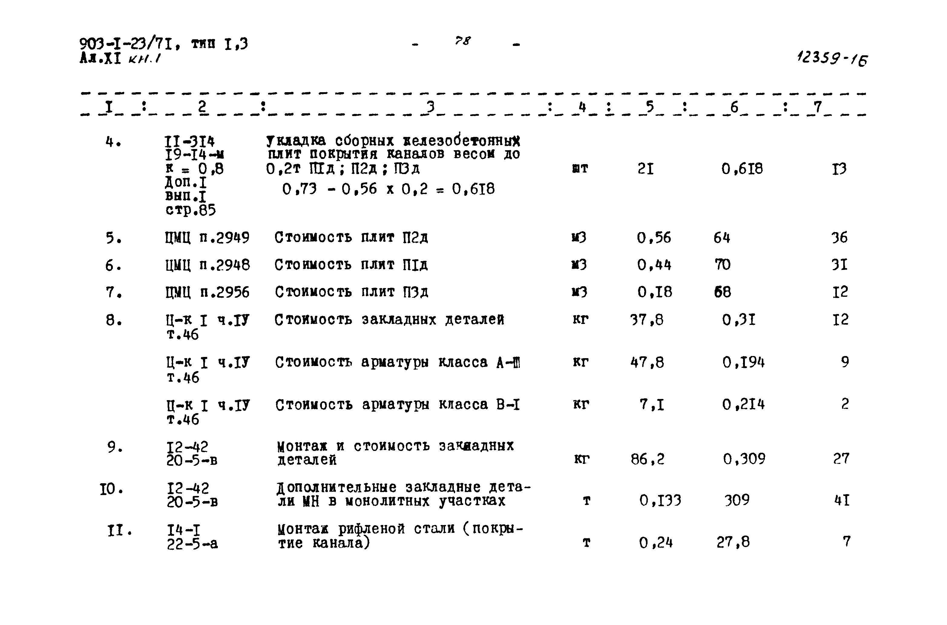 Типовой проект 903-1-23/71