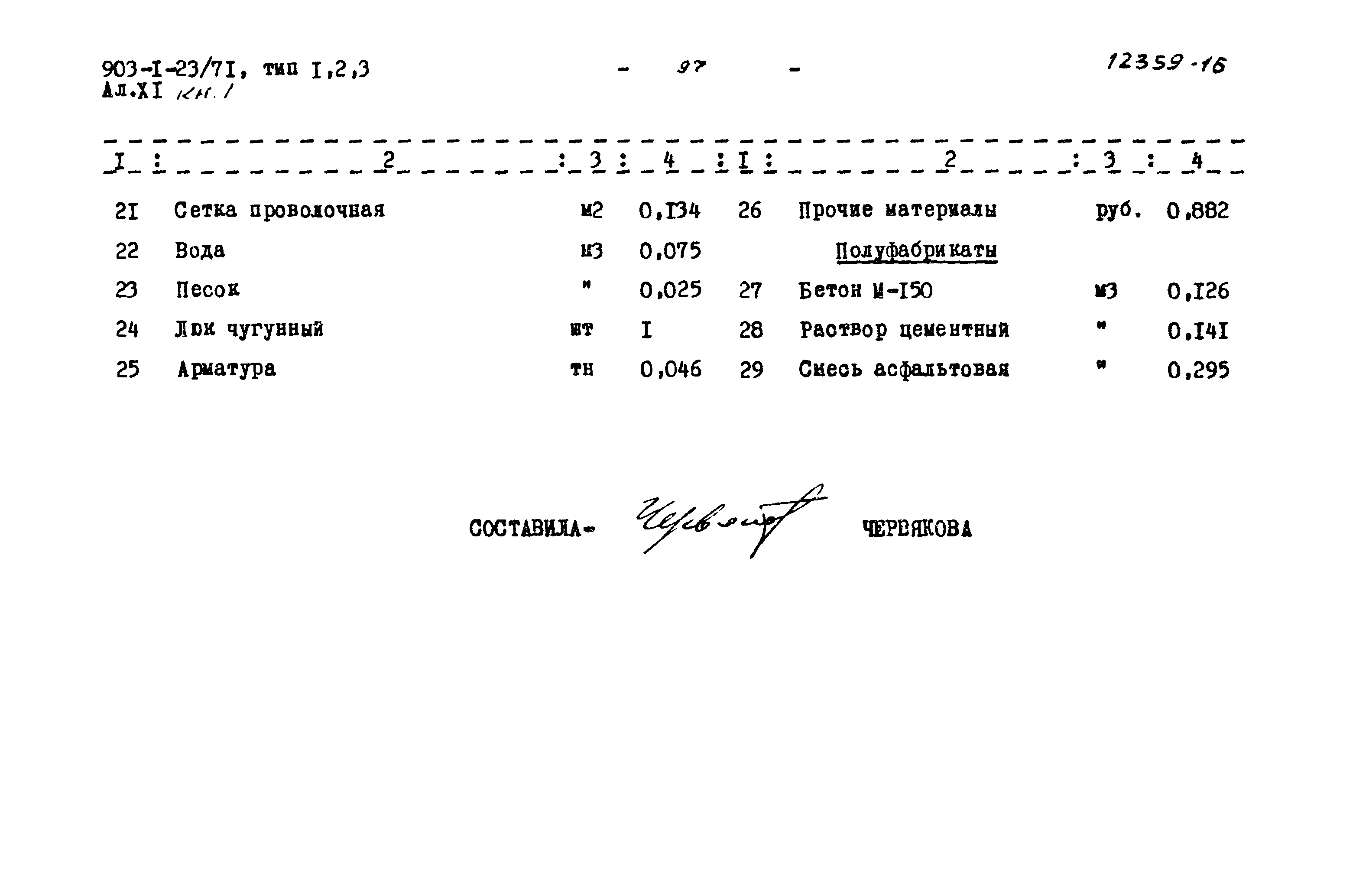 Типовой проект 903-1-23/71