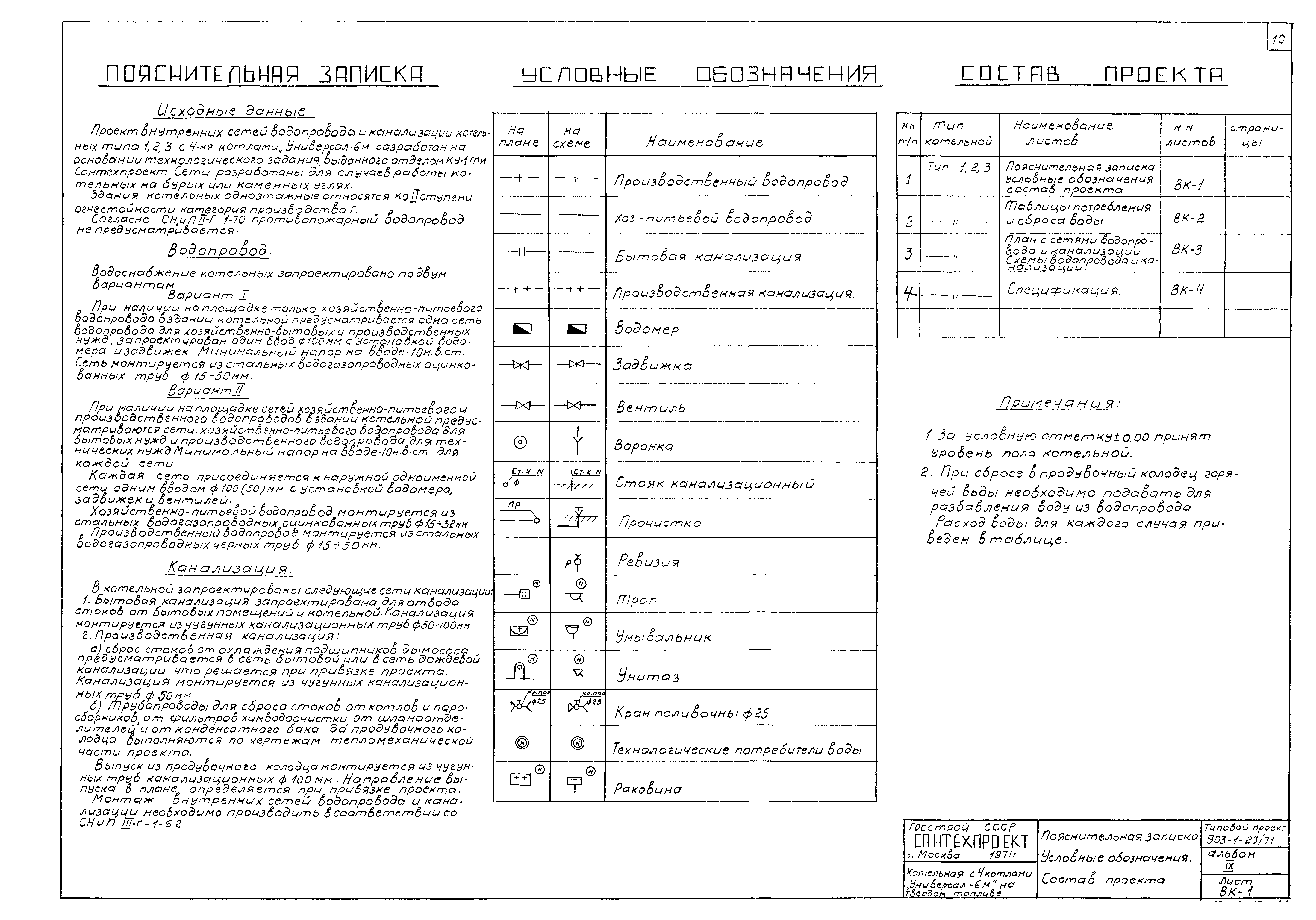Типовой проект 903-1-23/71