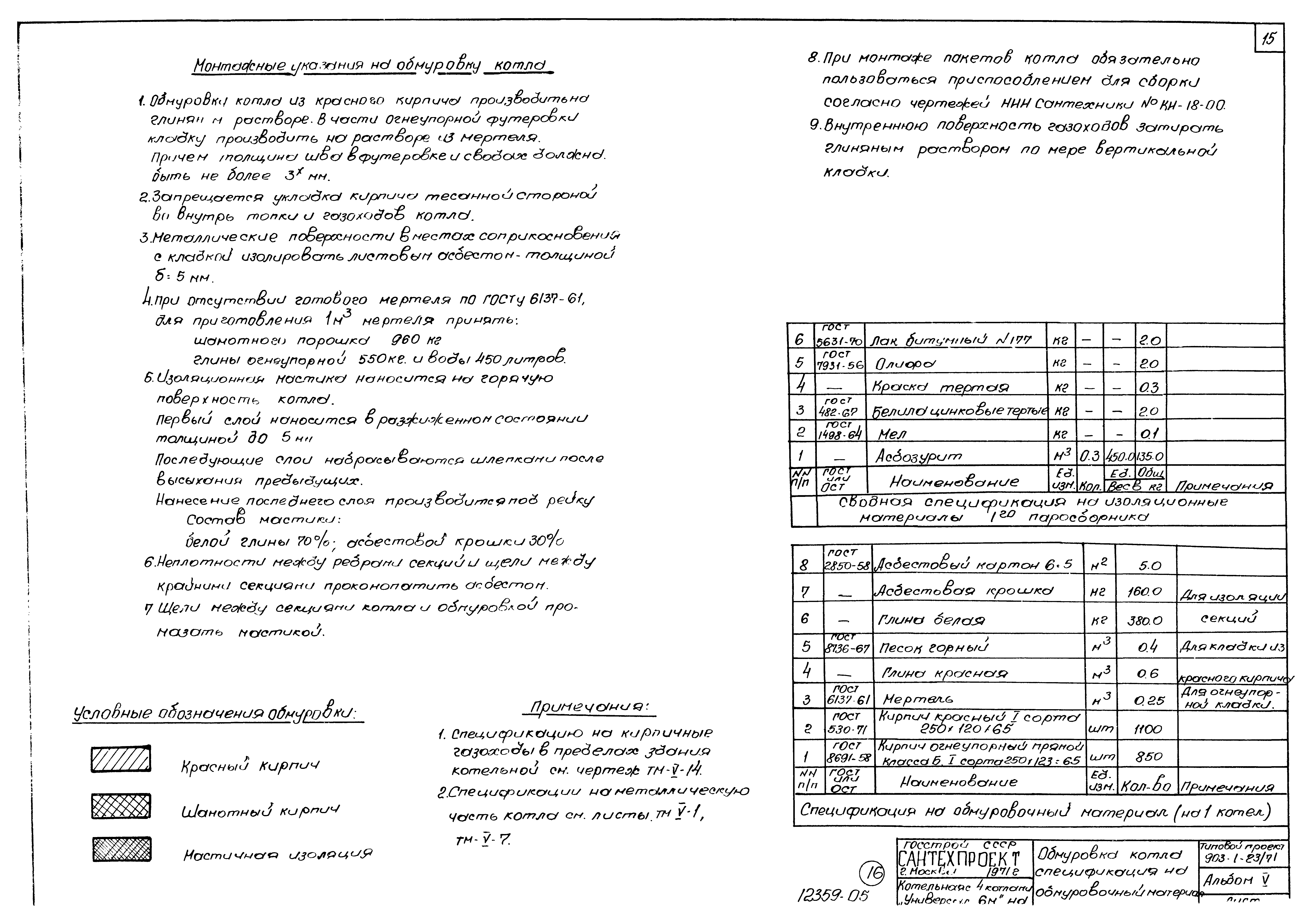 Типовой проект 903-1-23/71