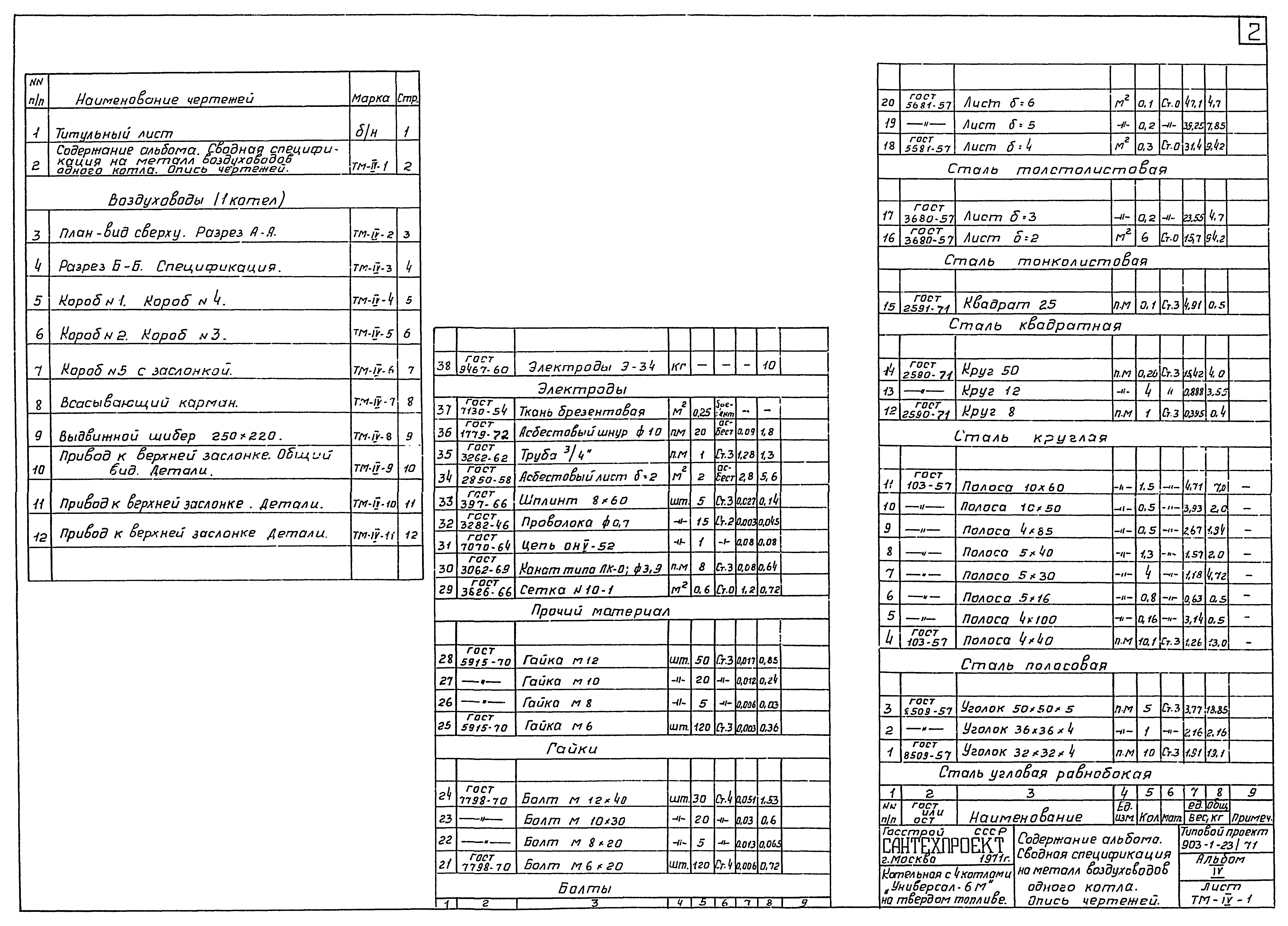 Типовой проект 903-1-23/71
