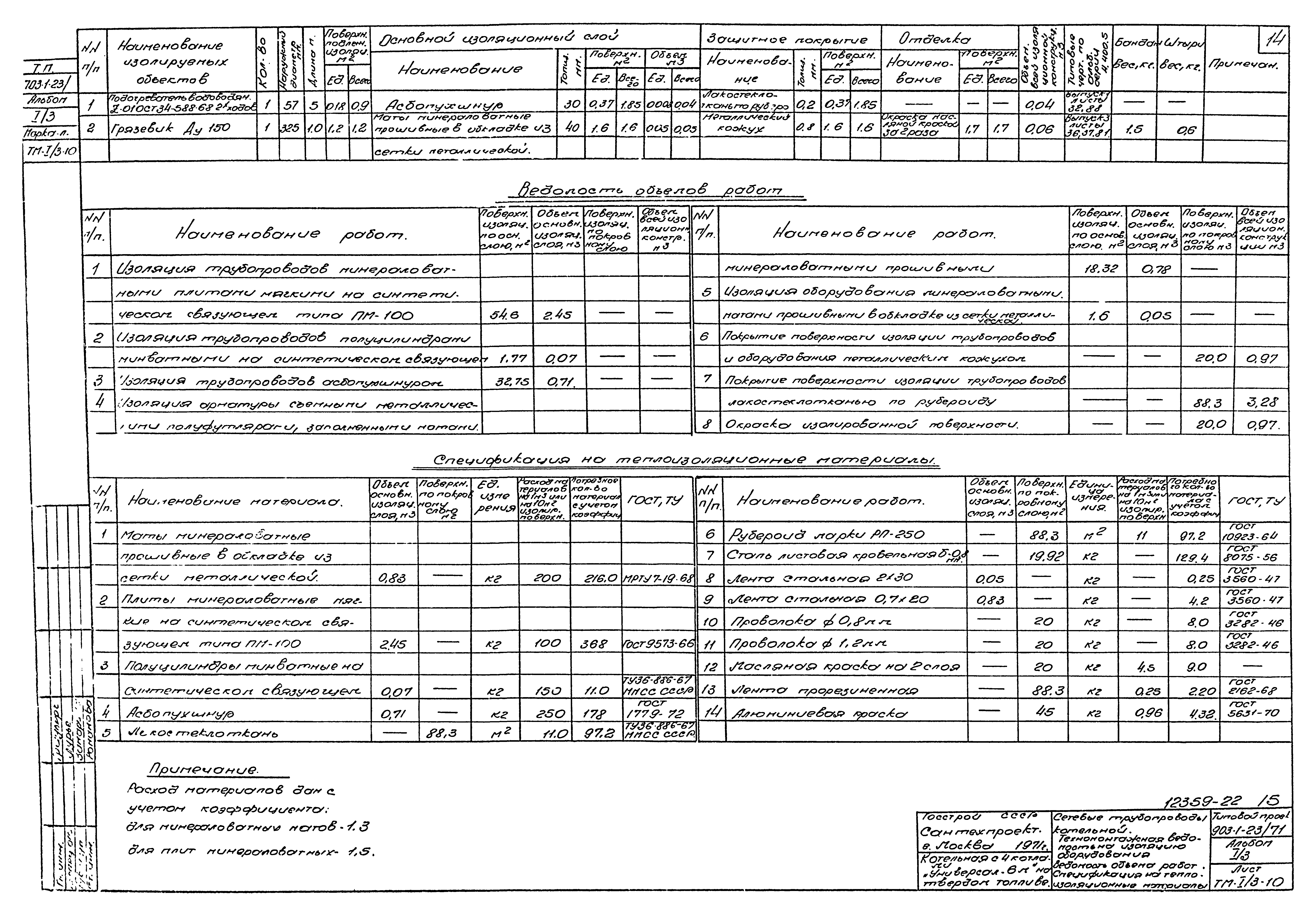 Типовой проект 903-1-23/71
