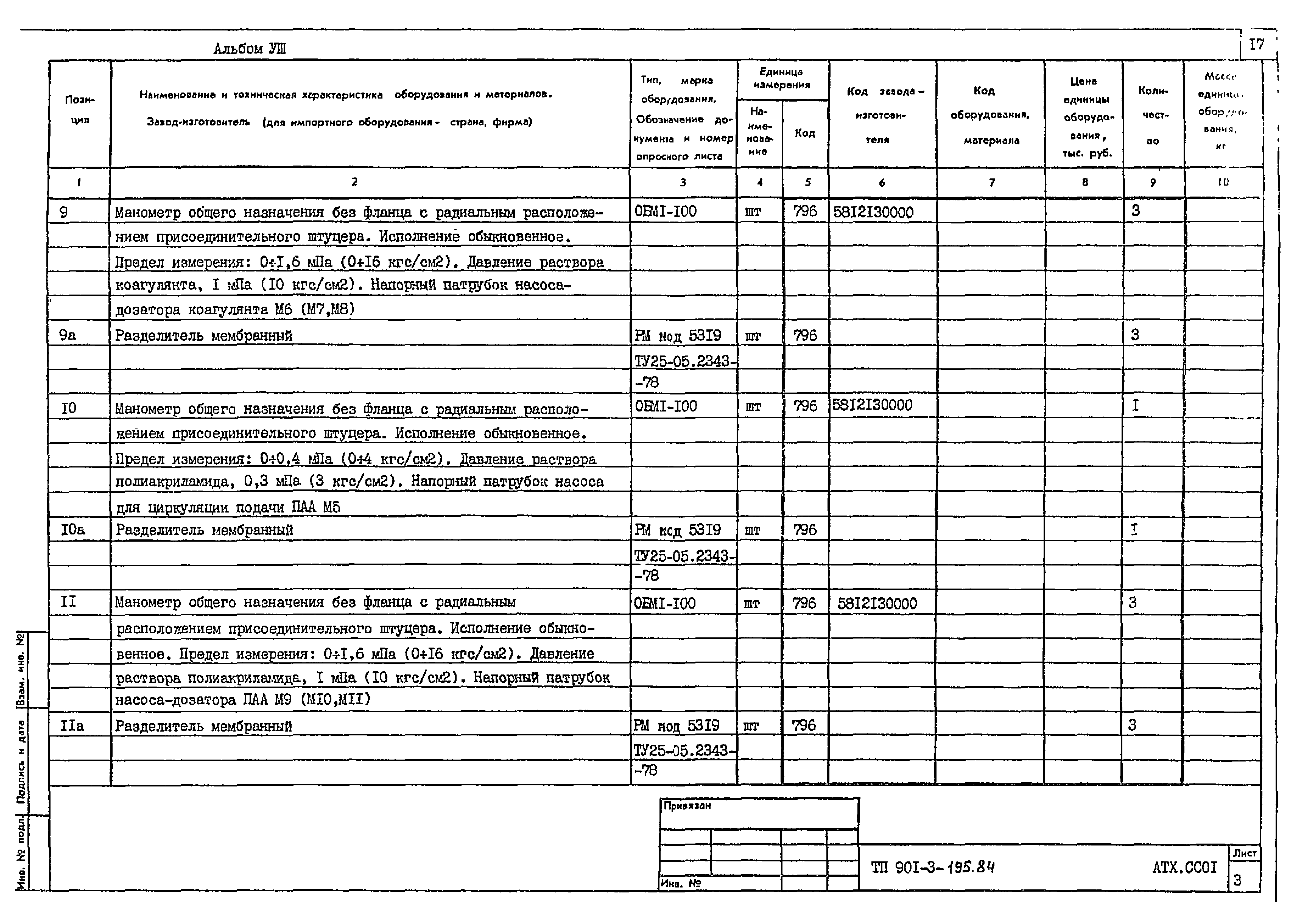 Типовой проект 901-3-195.84