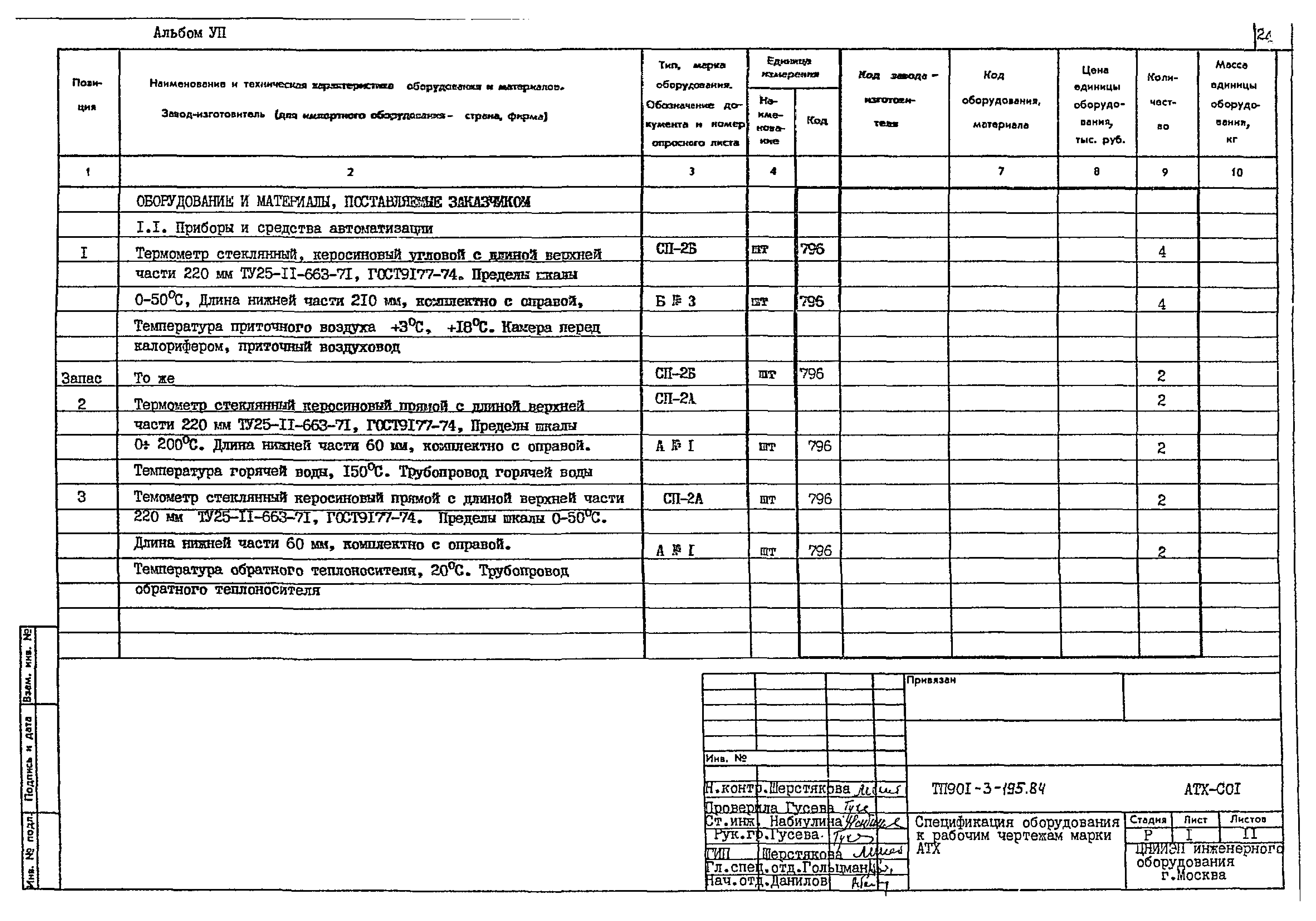 Типовой проект 901-3-195.84