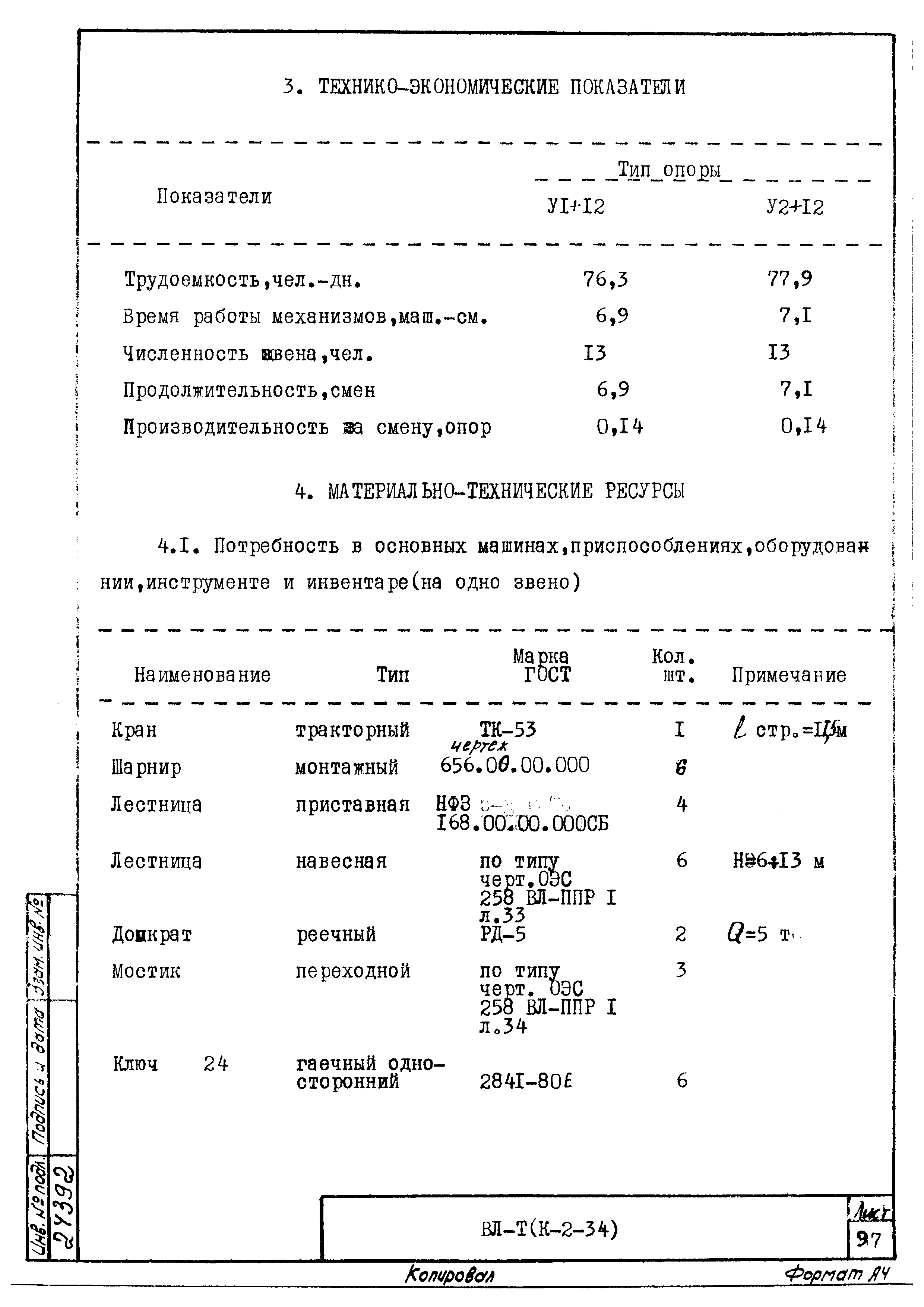 Технологическая карта К-2-34-8