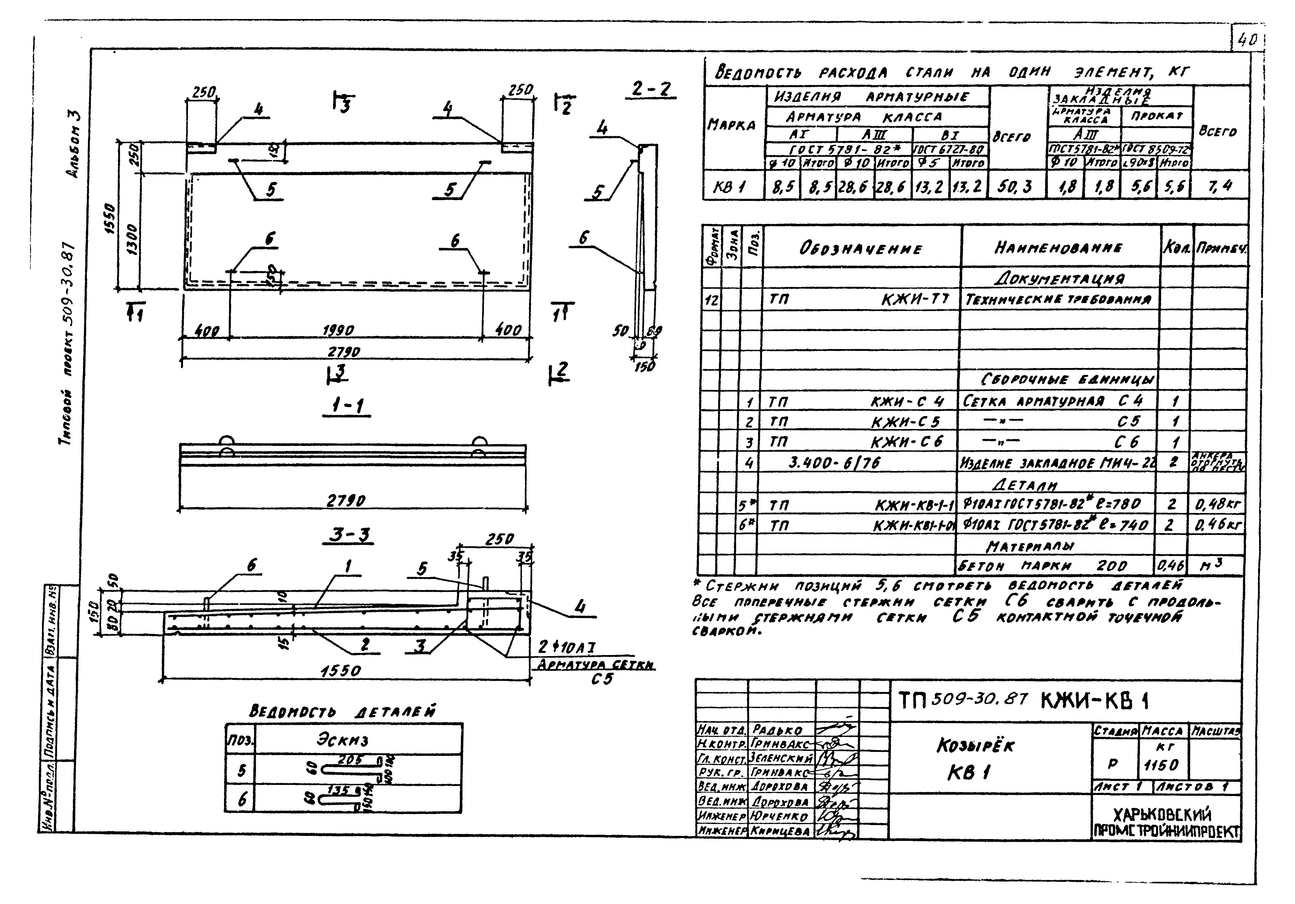 Типовой проект 509-30.87